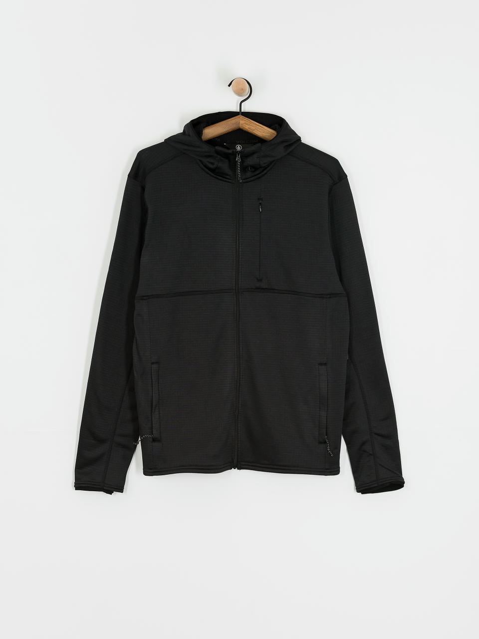 Férfi Thermo pulóver Volcom Gridlock Full Zip (black)