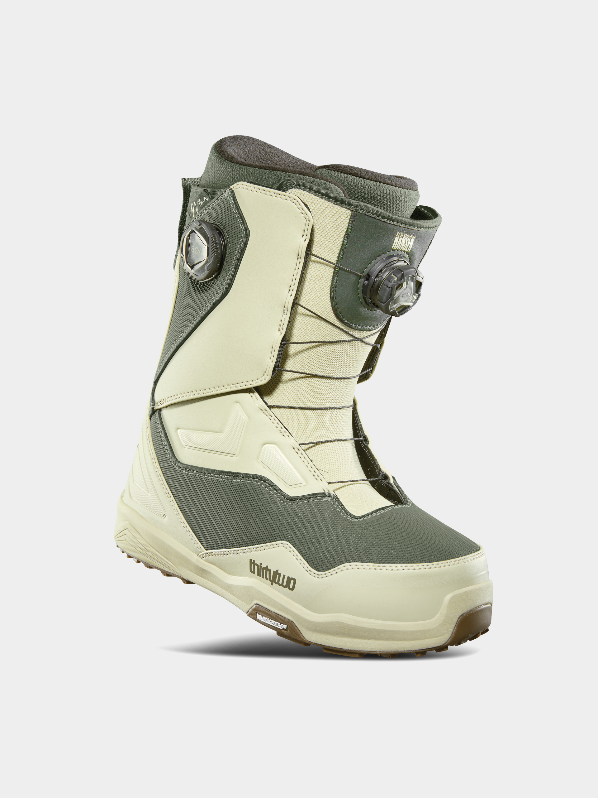 Snowboard cipők ThirtyTwo Tm 2 Double Boa Hansen (warm grey/olive)