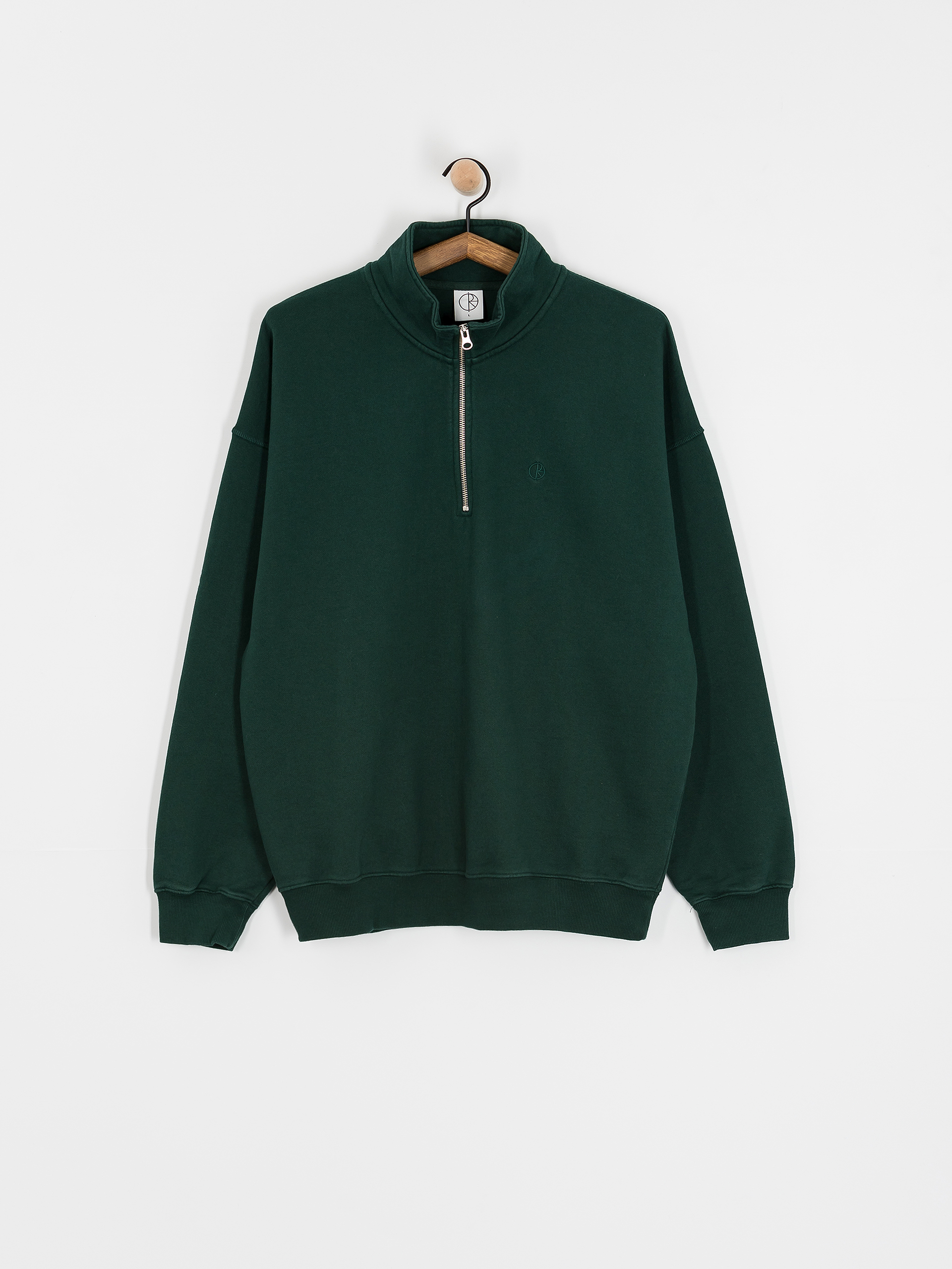 Pulóver Polar Skate Frankie Half Zip (dark emerald)