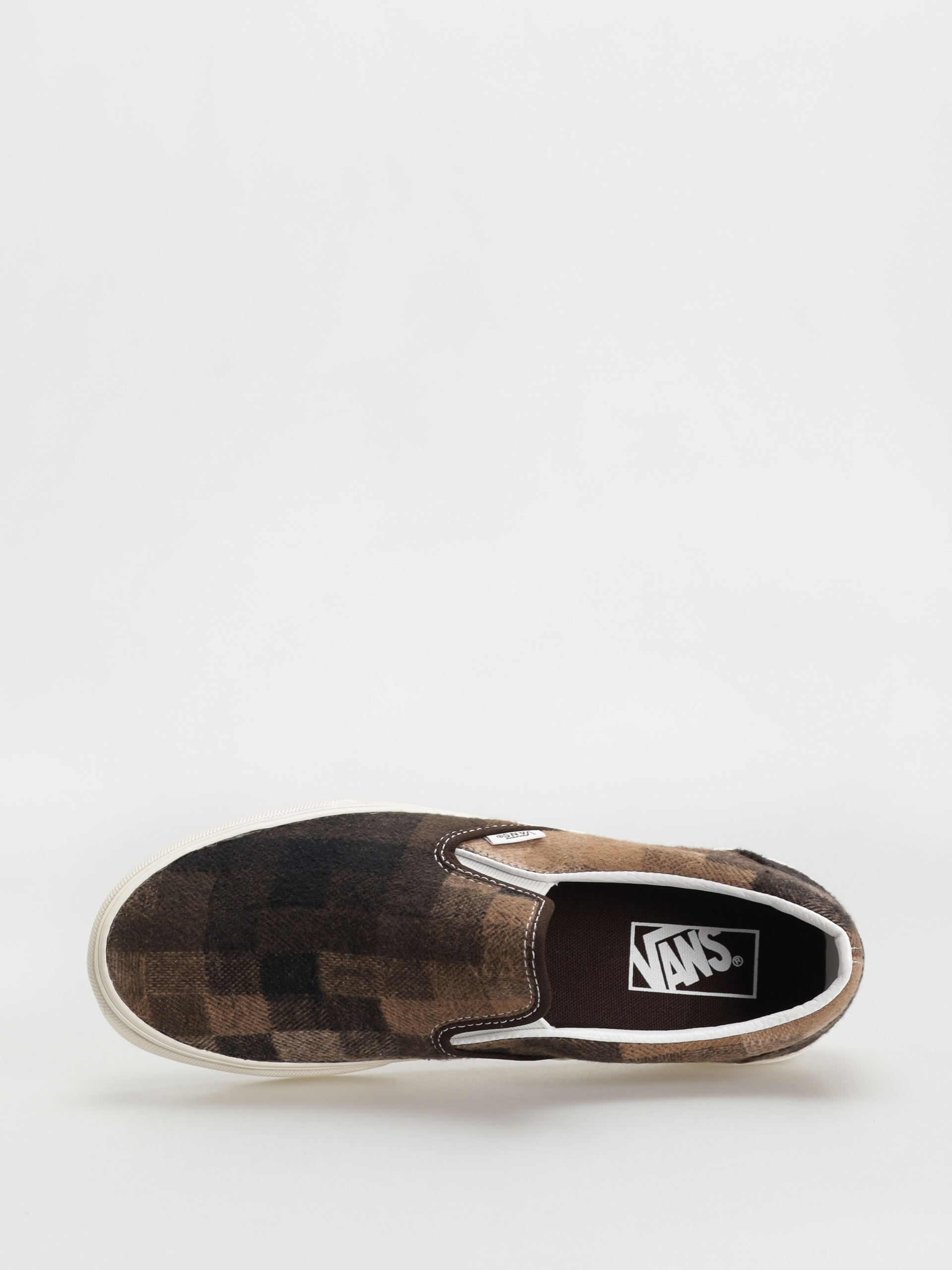 Vans Classic Slip On Cipők (sweater check brown)