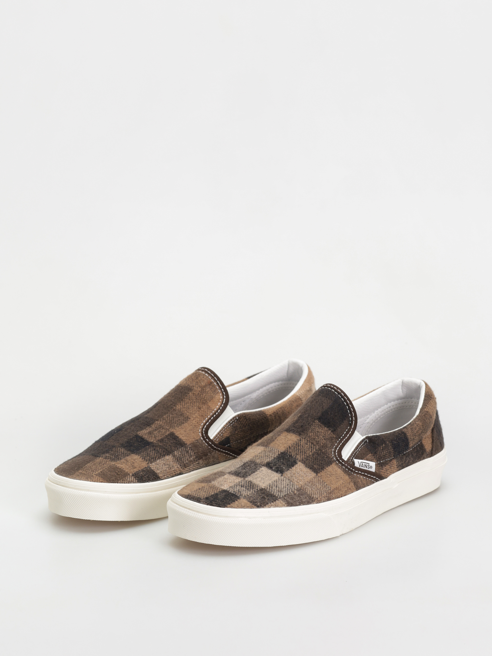 Vans Classic Slip On Cipők (sweater check brown)