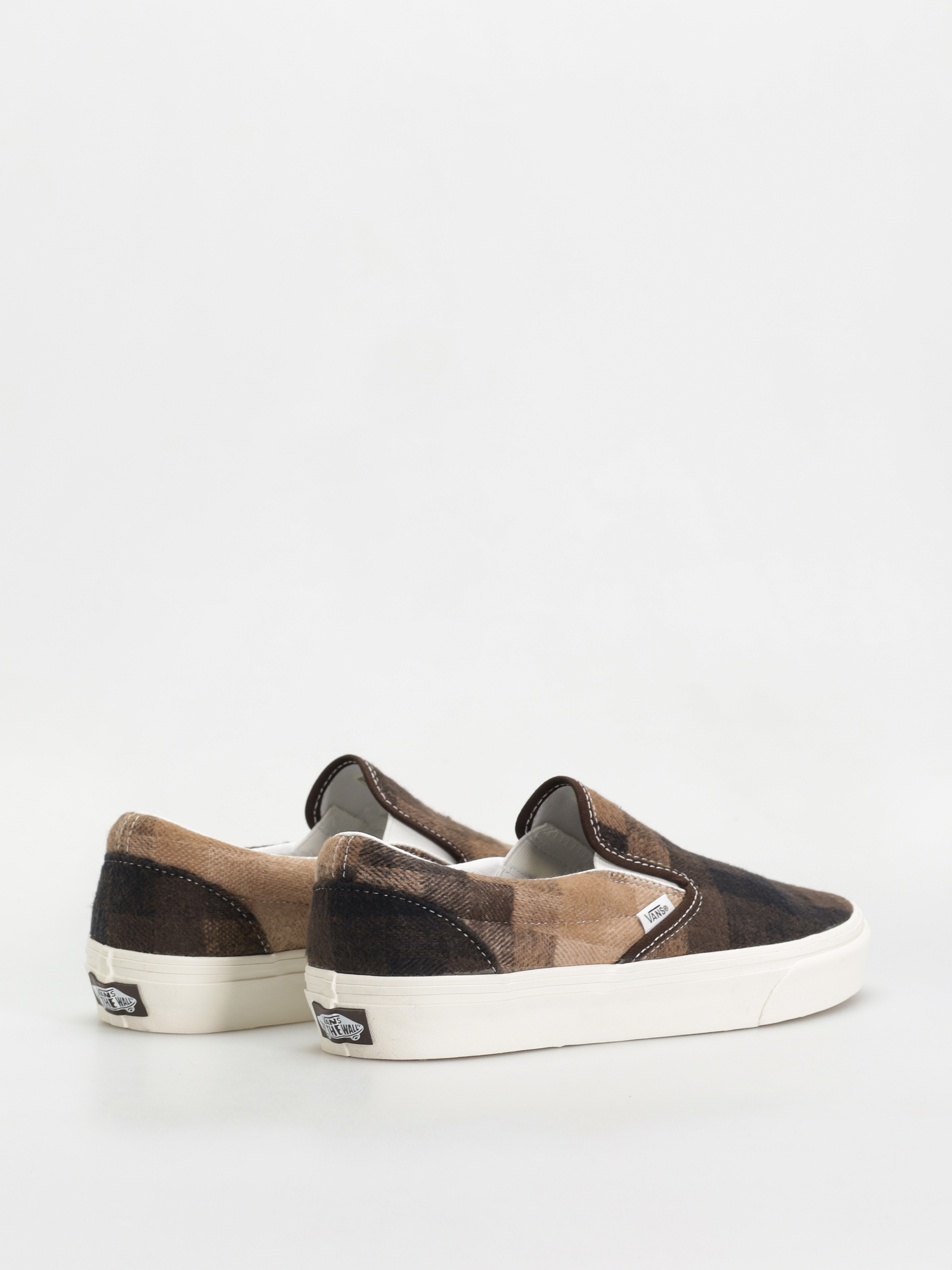 Vans Classic Slip On Cipők (sweater check brown)