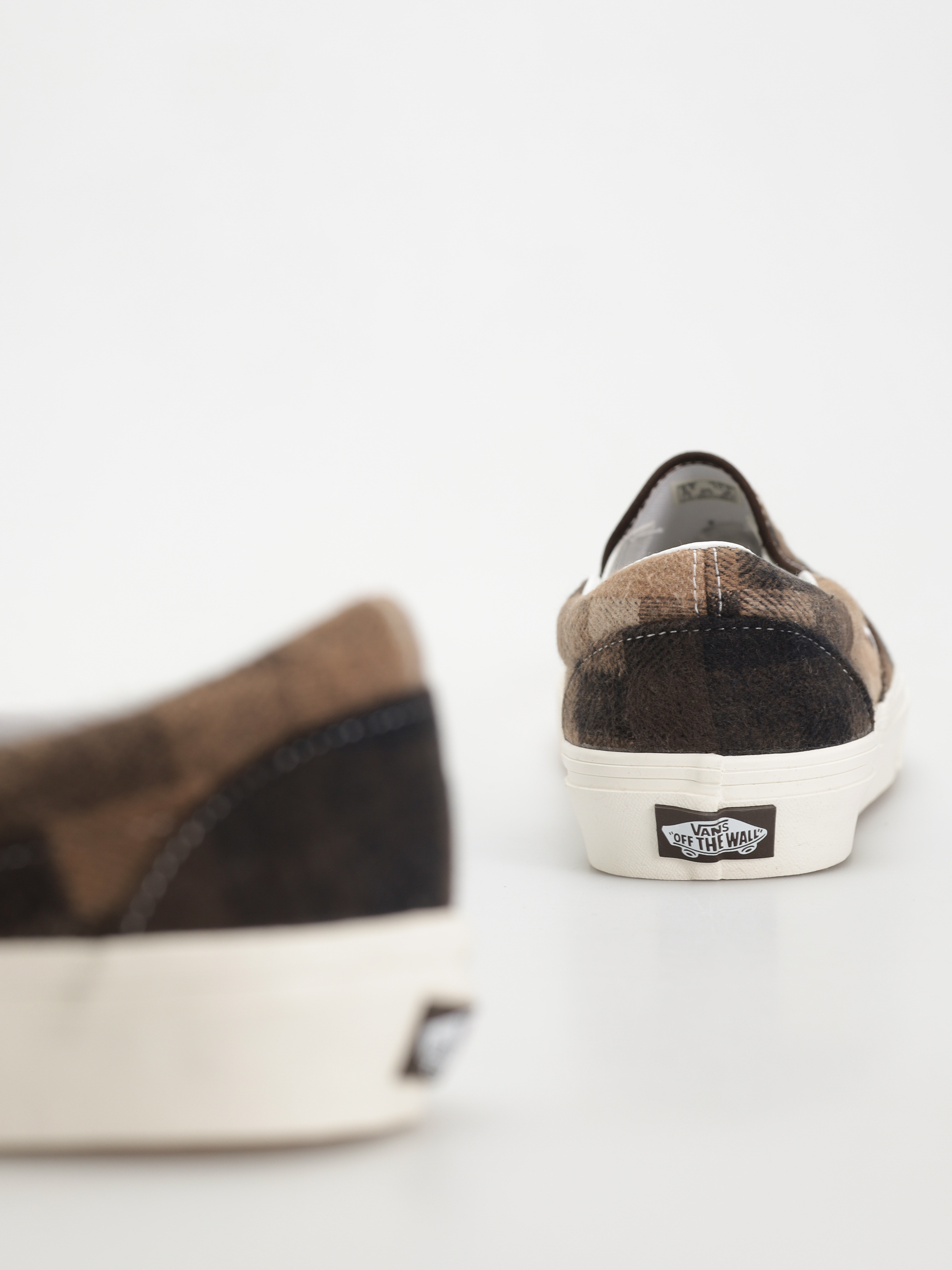 Vans Classic Slip On Cipők (sweater check brown)