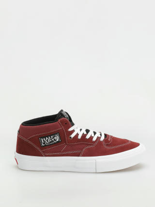 Vans Skate Half Cab Cipők (burgundy/white)