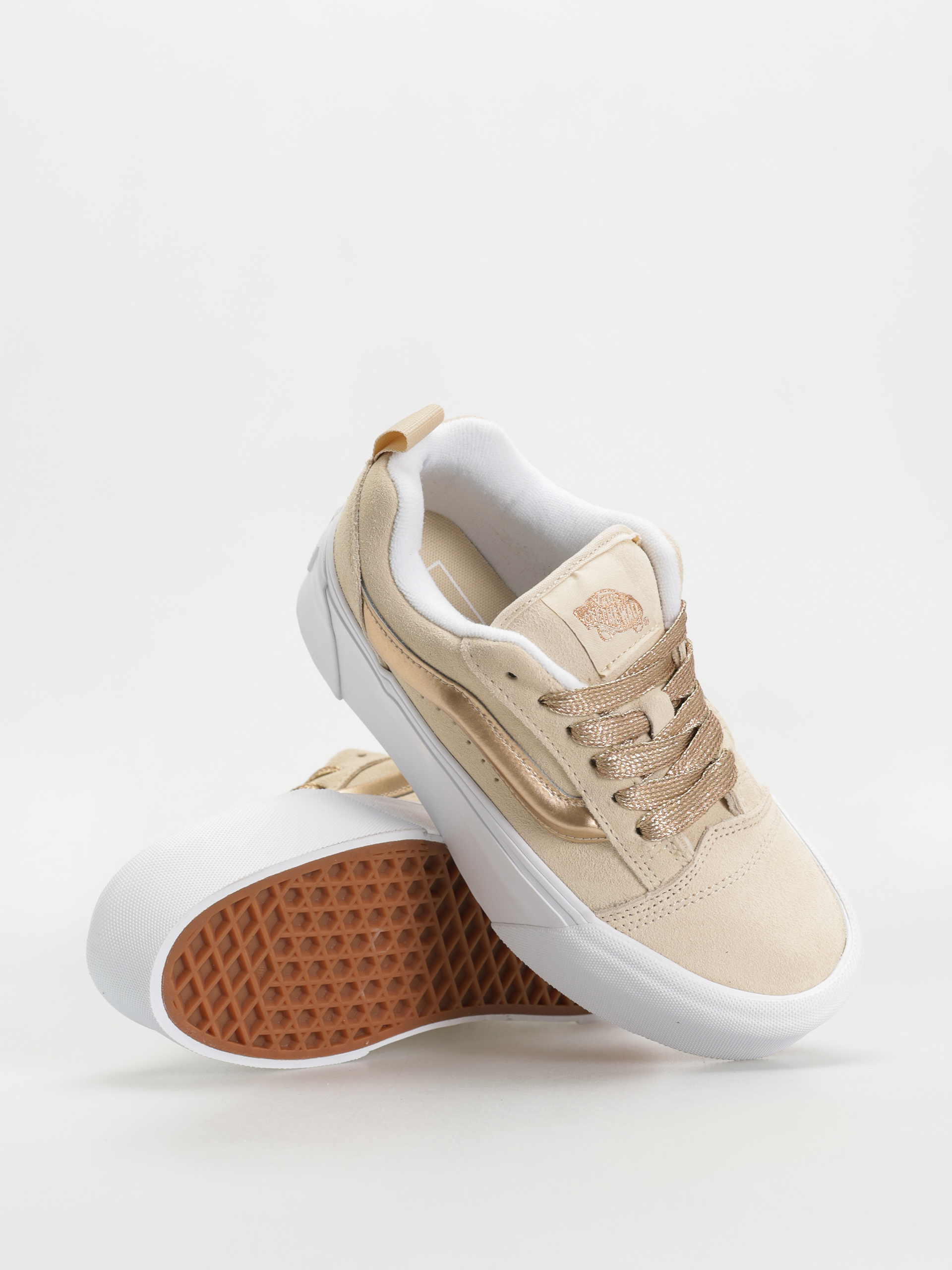 Vans Knu Stack Cipők (high shine gold)