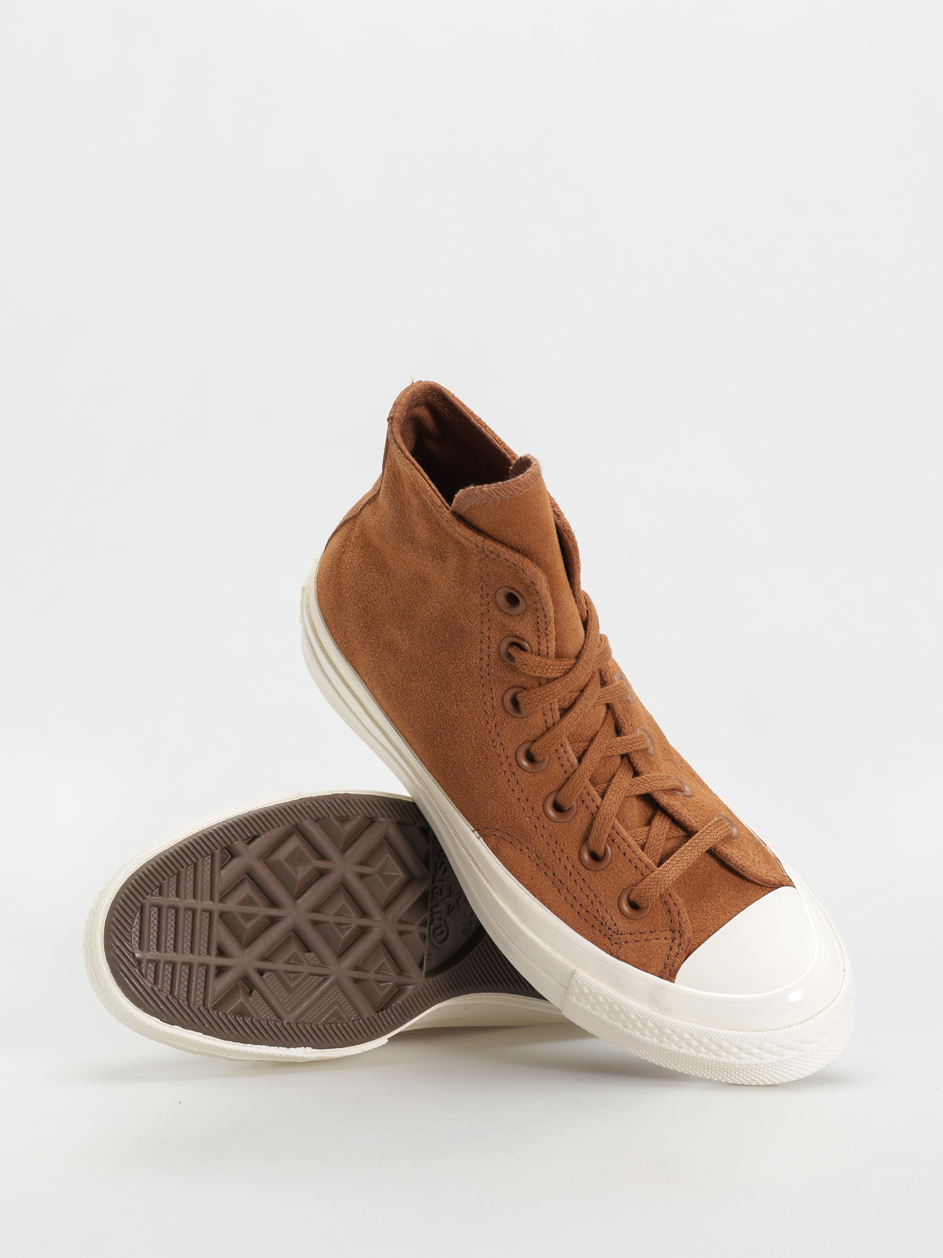 Converse Chuck 70 Hi Colorful Suede Tornacipők (warm tan/egret/black)