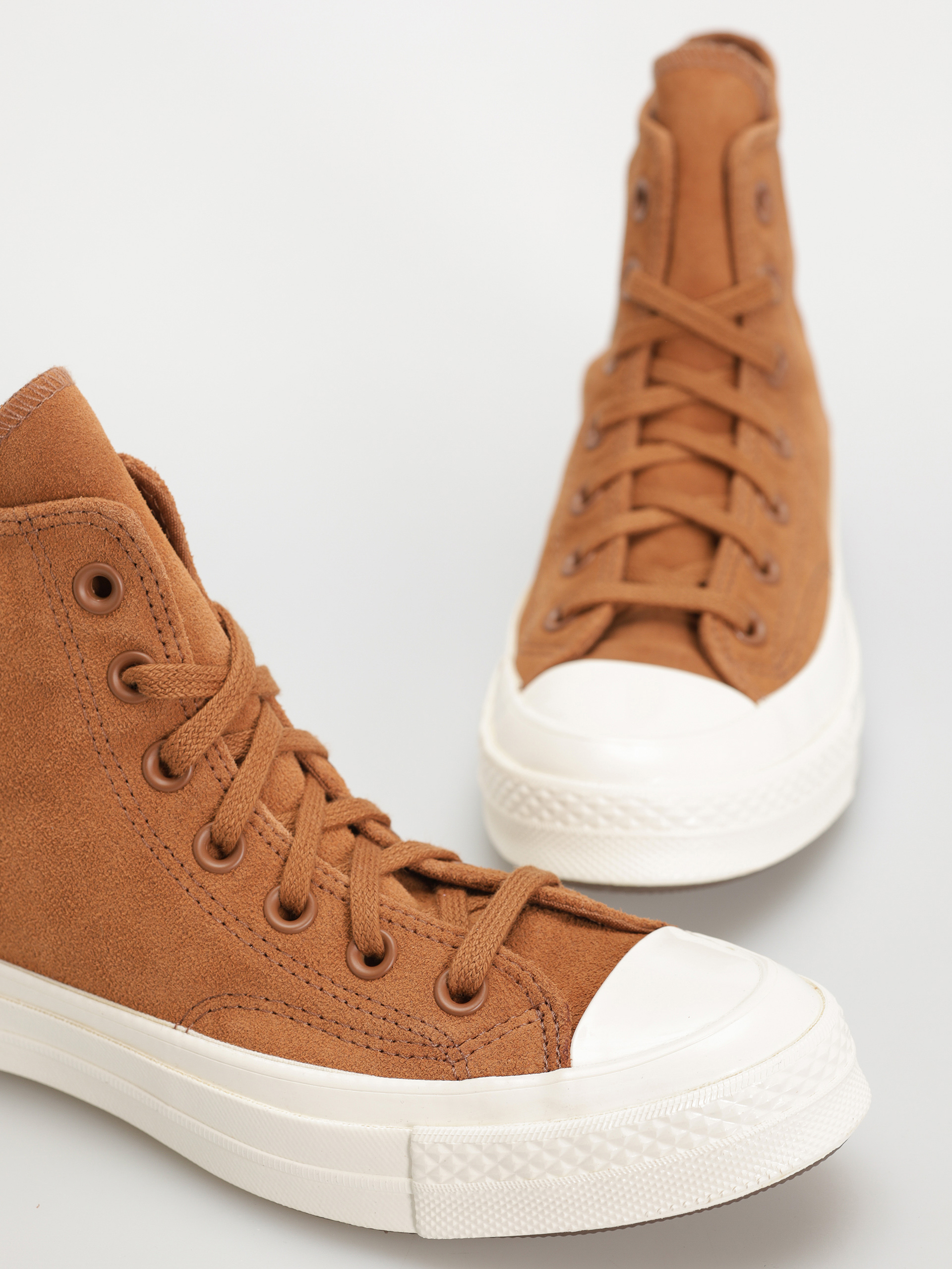 Converse Chuck 70 Hi Colorful Suede Tornacipők (warm tan/egret/black)