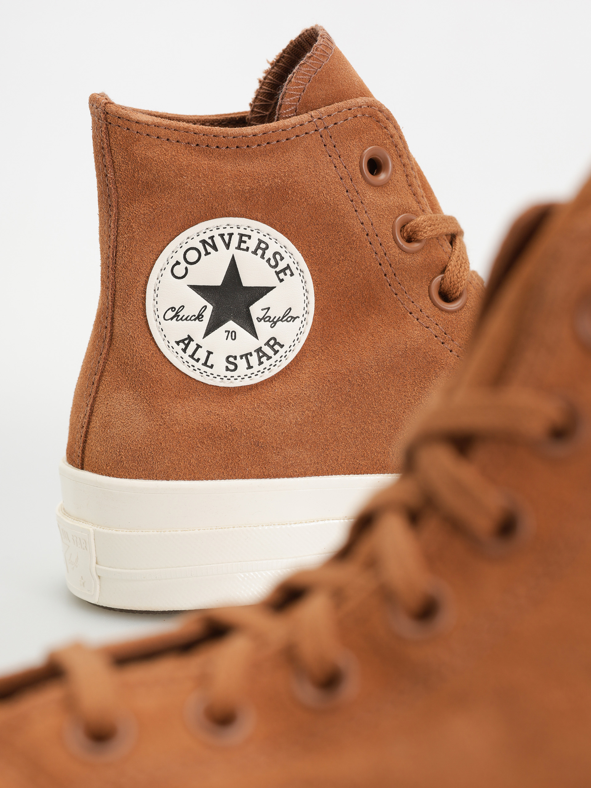 Converse Chuck 70 Hi Colorful Suede Tornacipők (warm tan/egret/black)