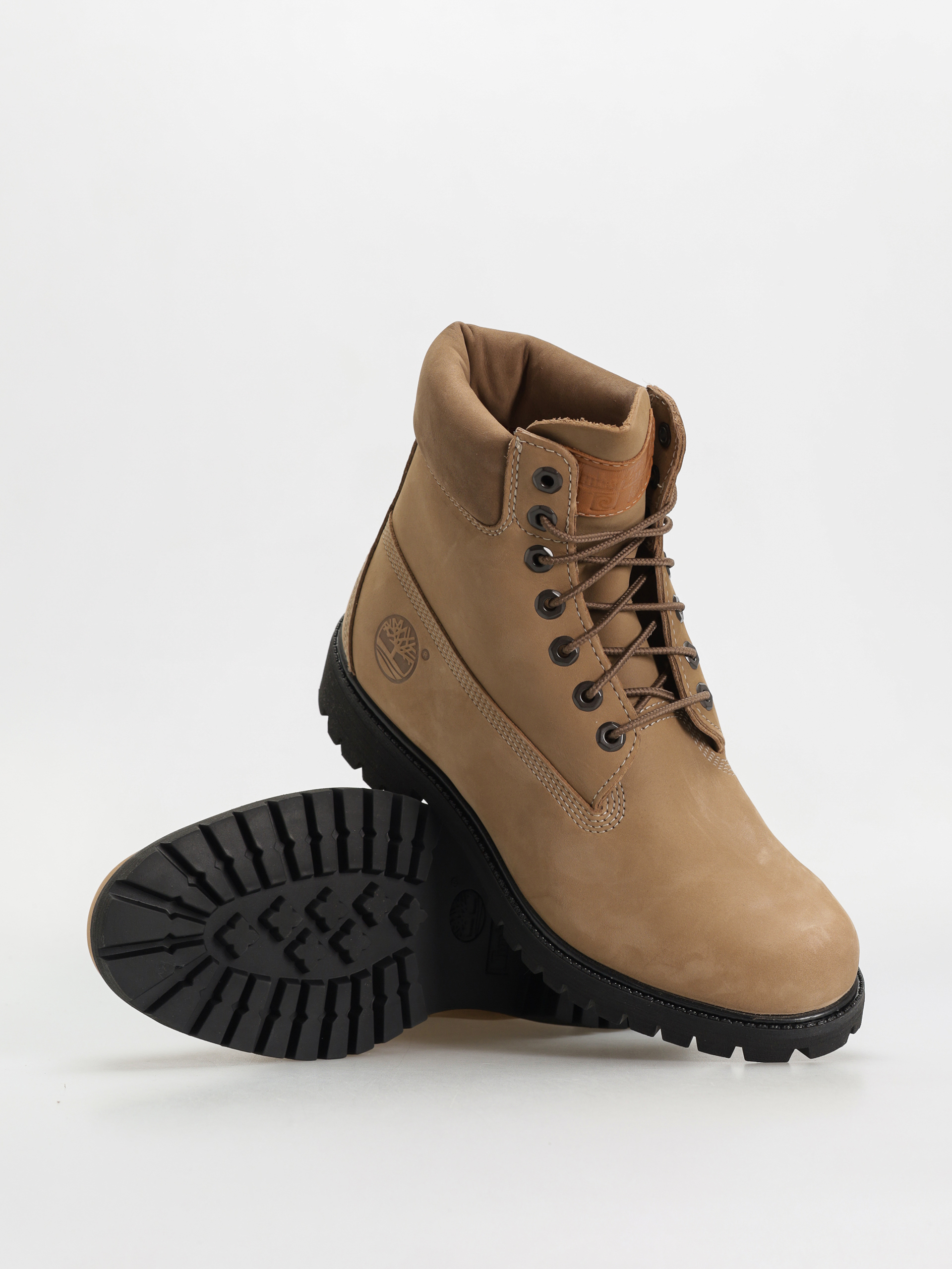 Timberland Premium 6 Inch Téli cipők (medium beige nubuck)
