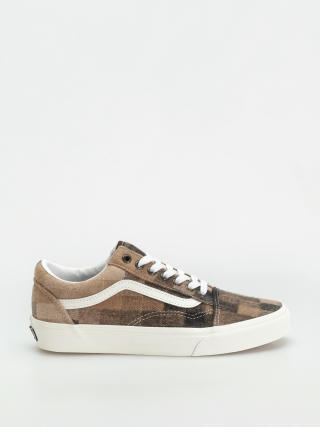 Vans Old Skool Cipők (sweater check brown)