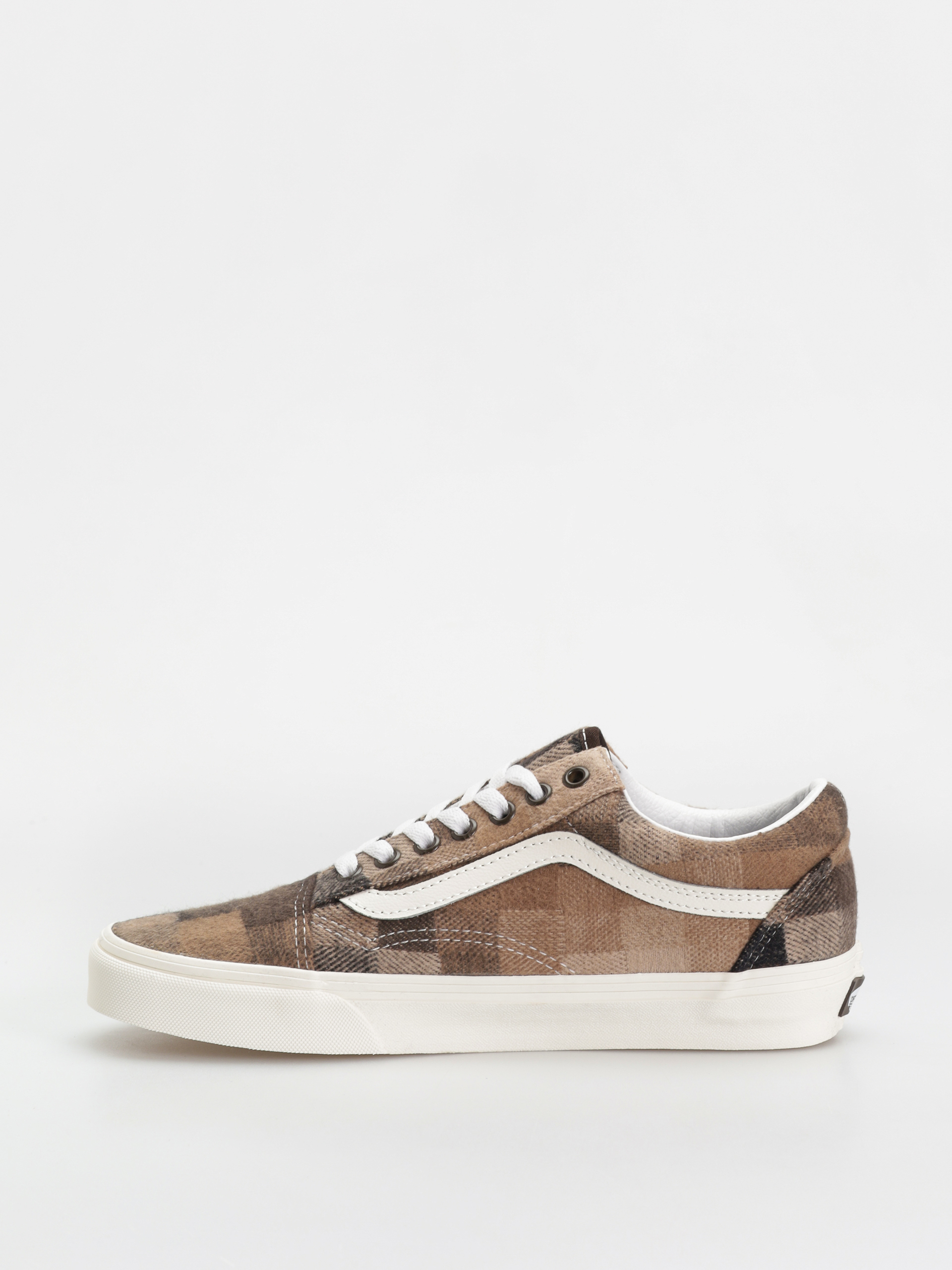 Vans Old Skool Cipők (sweater check brown)