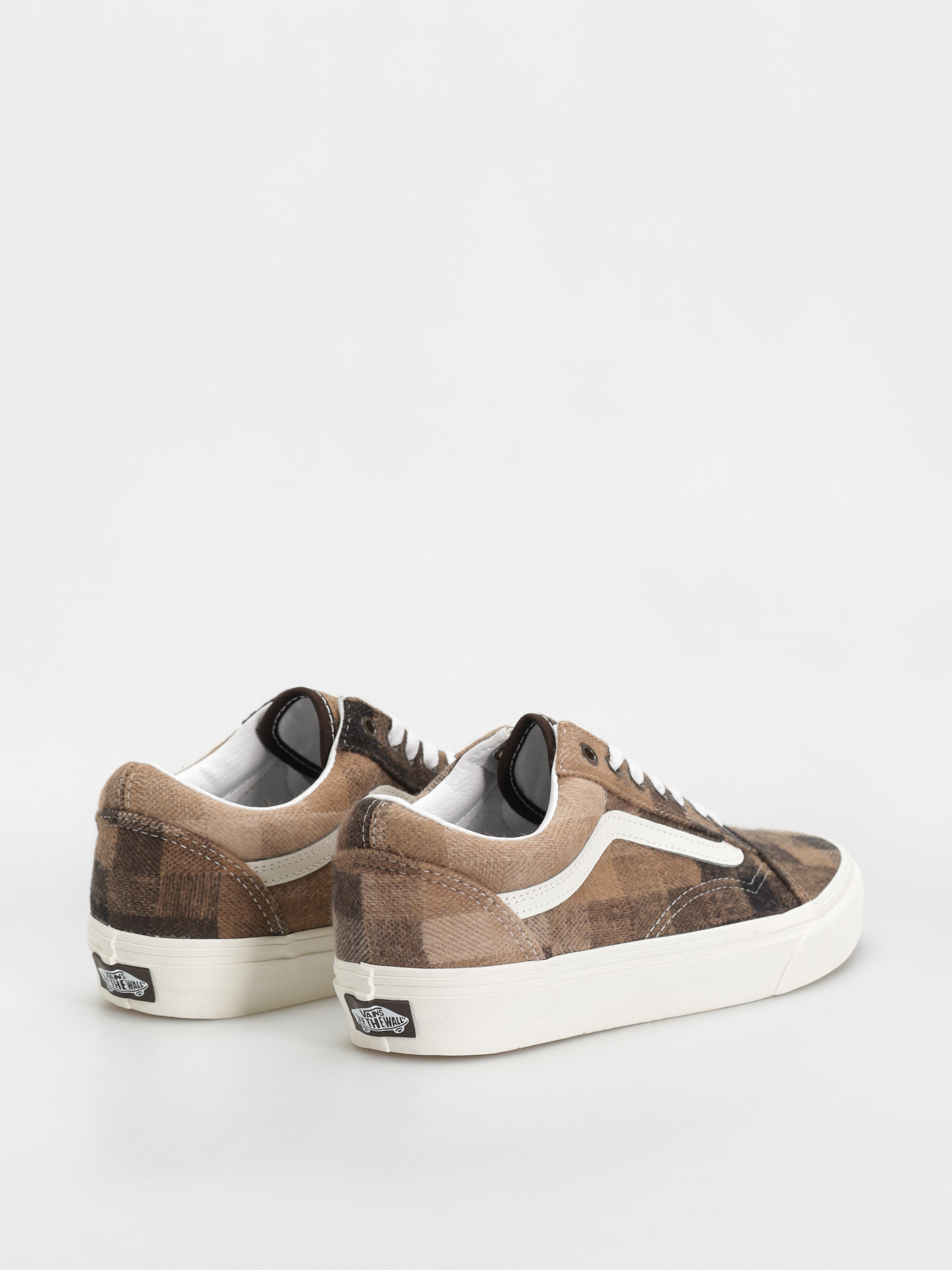 Vans Old Skool Cipők (sweater check brown)
