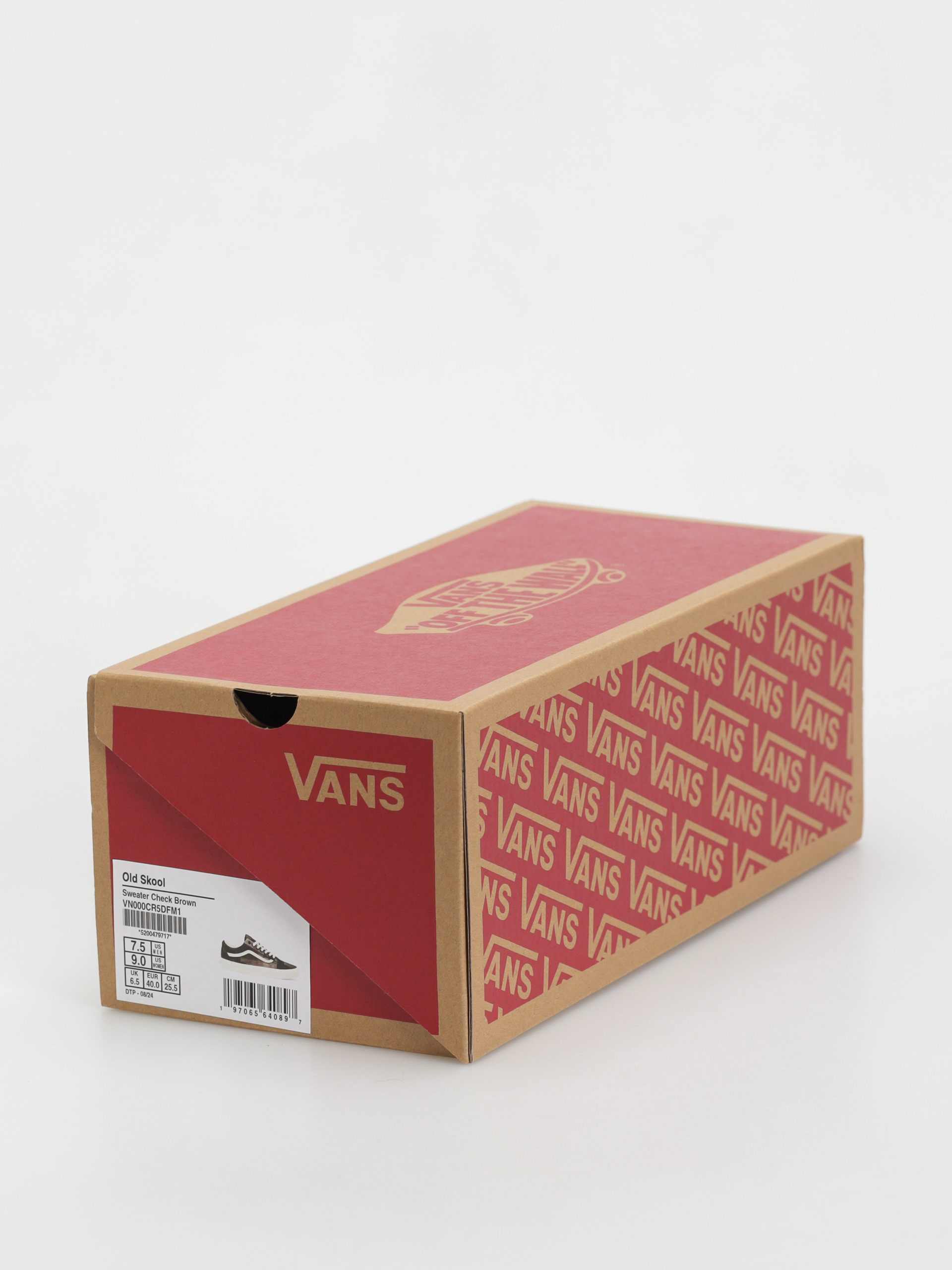 Vans Old Skool Cipők (sweater check brown)