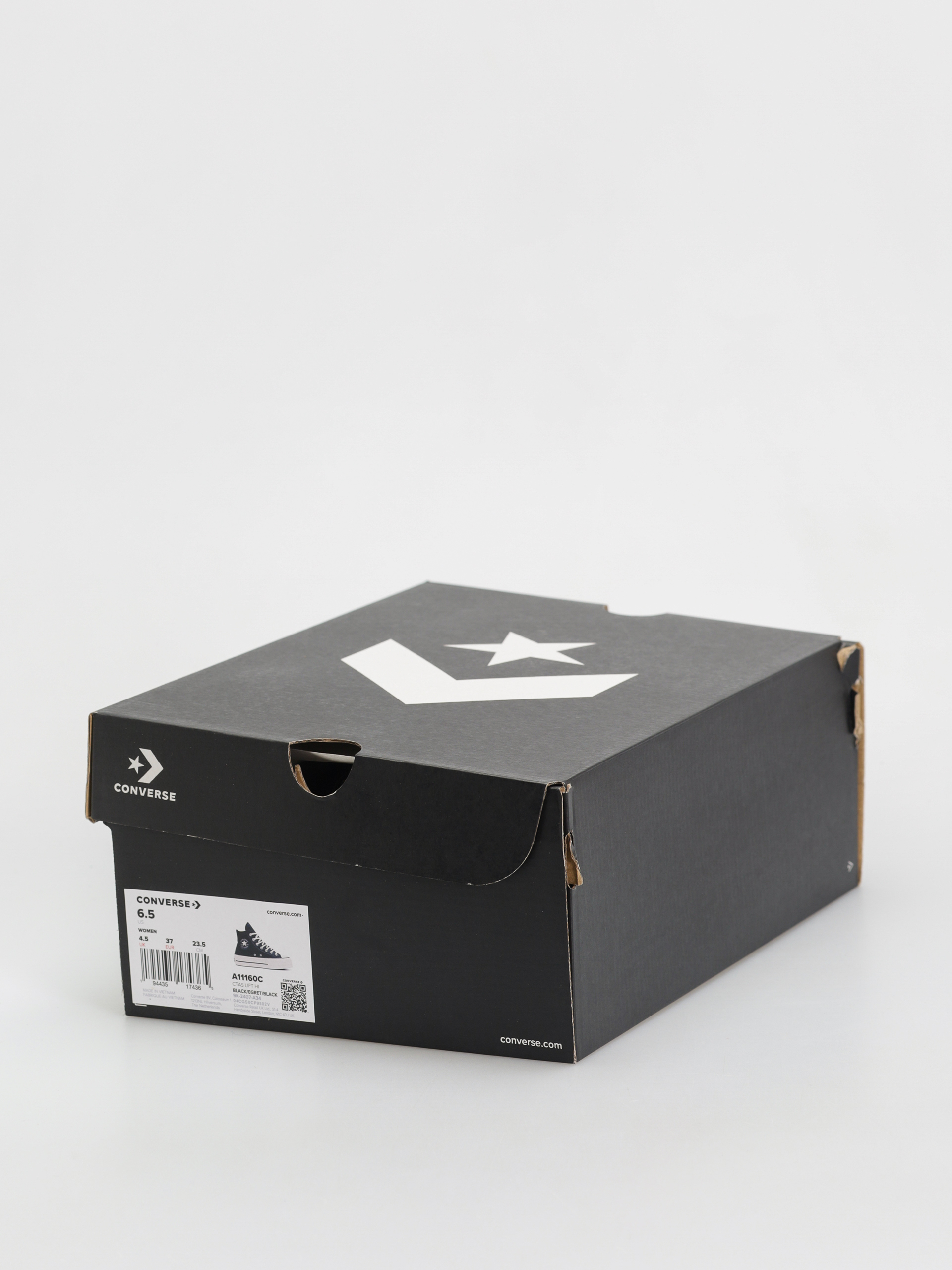 Converse Chuck Taylor All Star Lift Platform Puffed Up Wmn Tornacipők (black/egret/black)