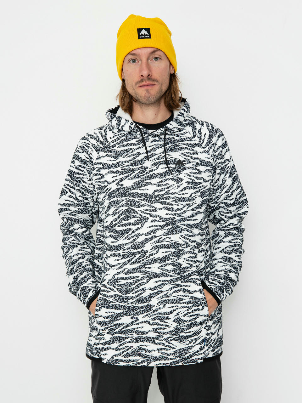 Thermo pulóver Burton Crown Weatherproof HD (zebra camo)