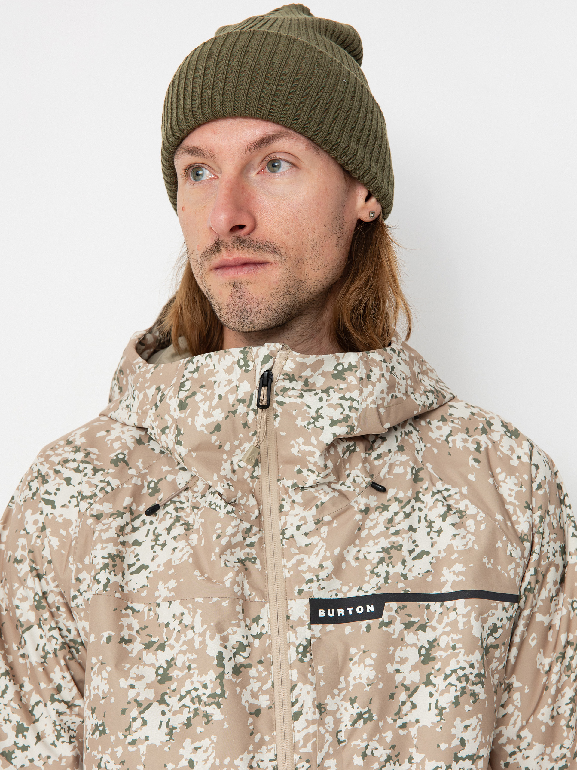 Férfi Snowboard dzseki Burton Pillowline Gore Tex Anorak (snowfall camo)