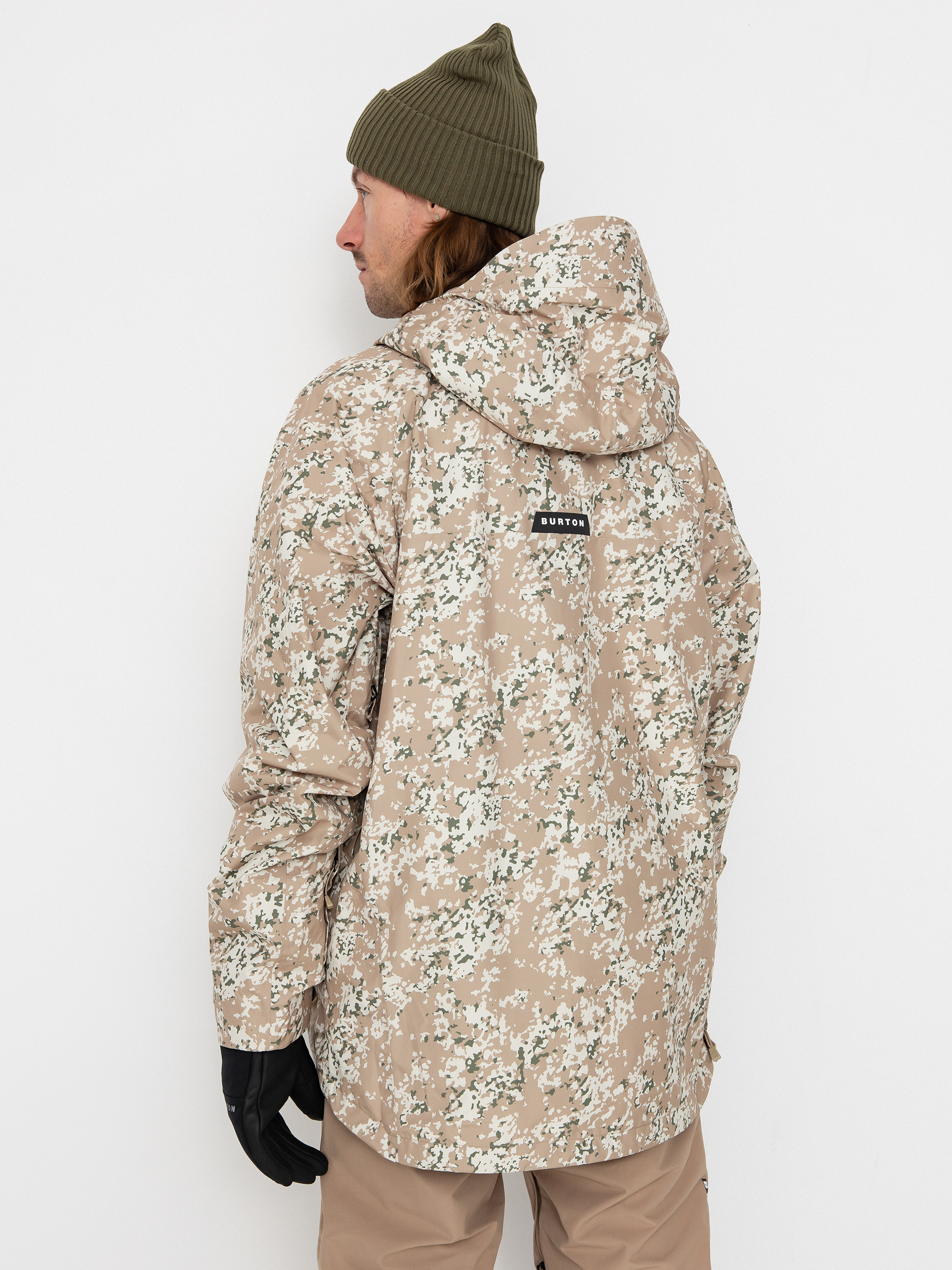 Férfi Snowboard dzseki Burton Pillowline Gore Tex Anorak (snowfall camo)