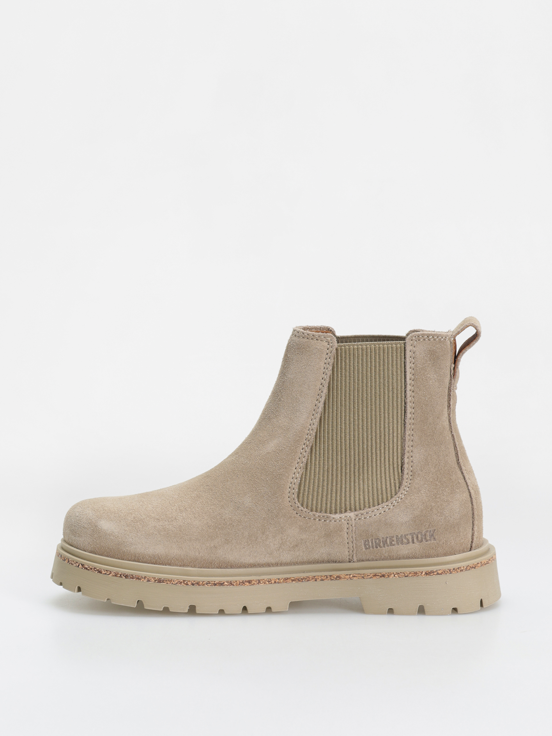 Birkenstock Highwood Slip On Women Suede Leather Narrow Wmn Cipők (taupe)