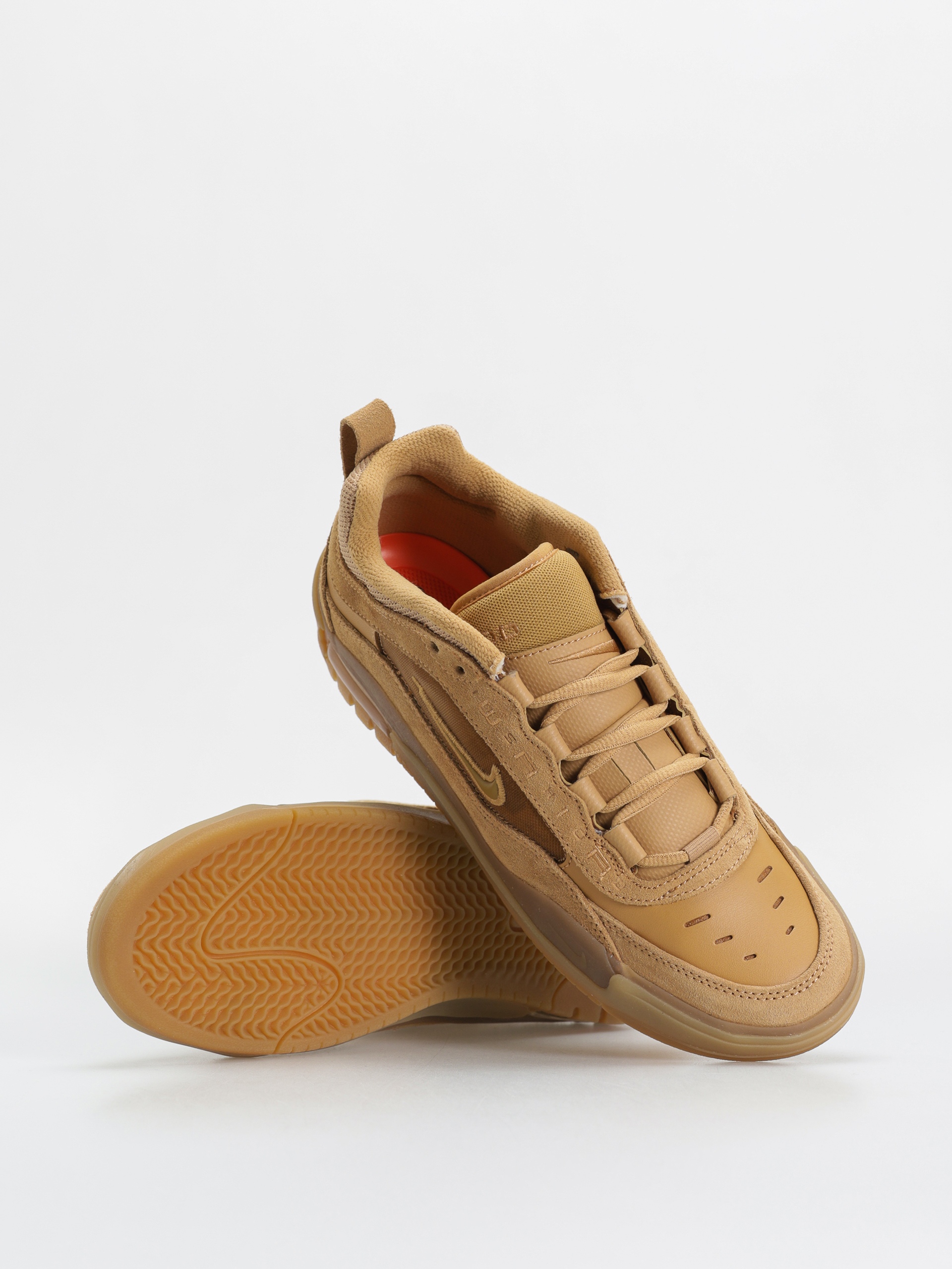 Nike SB Air Max Ishod Cipők (flax/wheat flax safety orange)