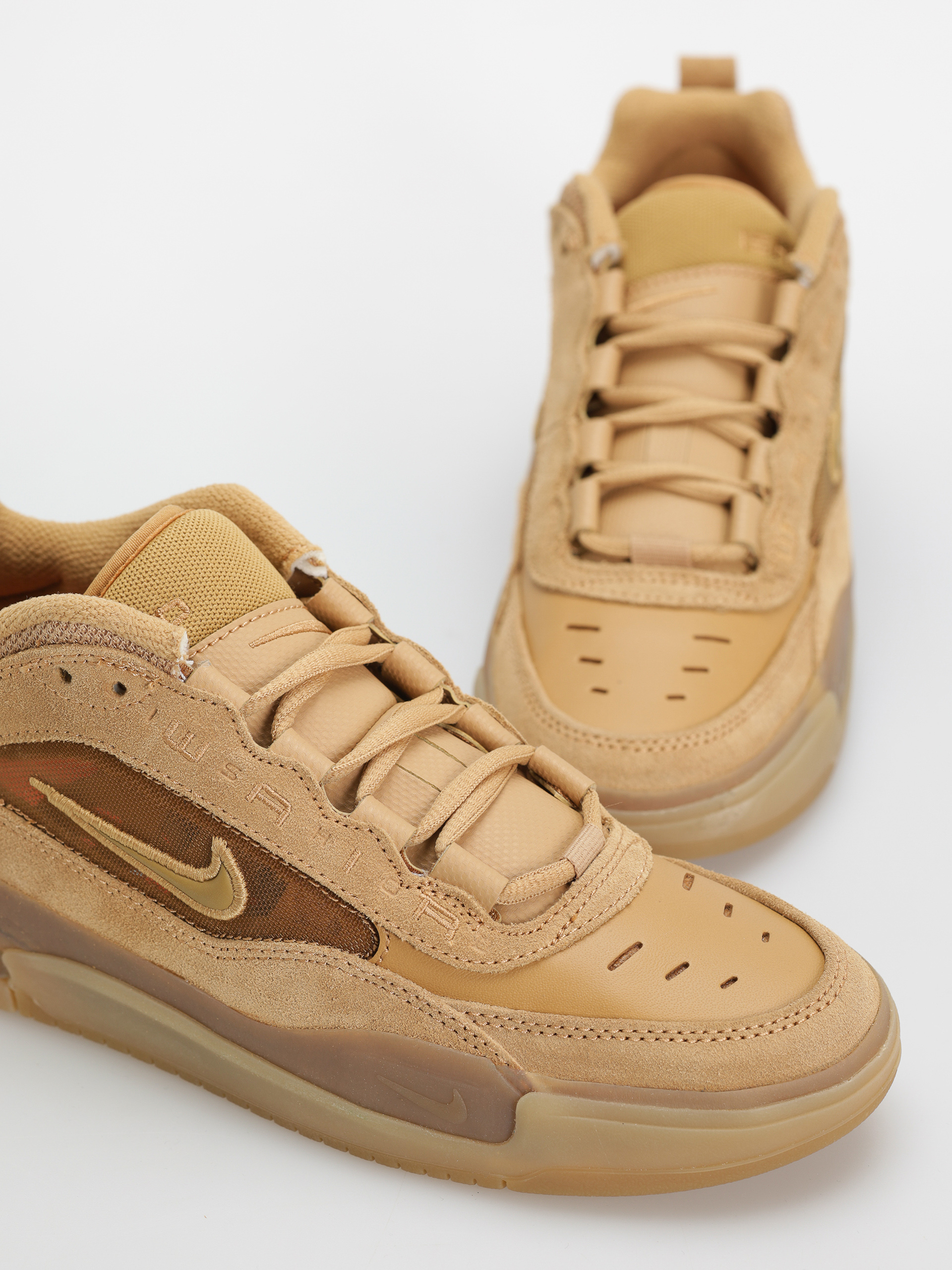 Nike SB Air Max Ishod Cipők (flax/wheat flax safety orange)
