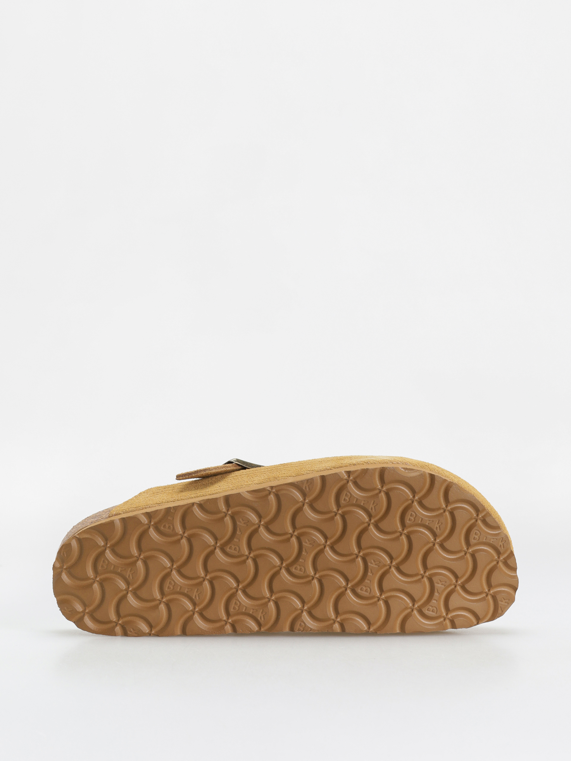 Birkenstock Boston VL Fell Suede Leather Fur Narrow Wmn Flip-flop papucsok (corduroy cork brown)