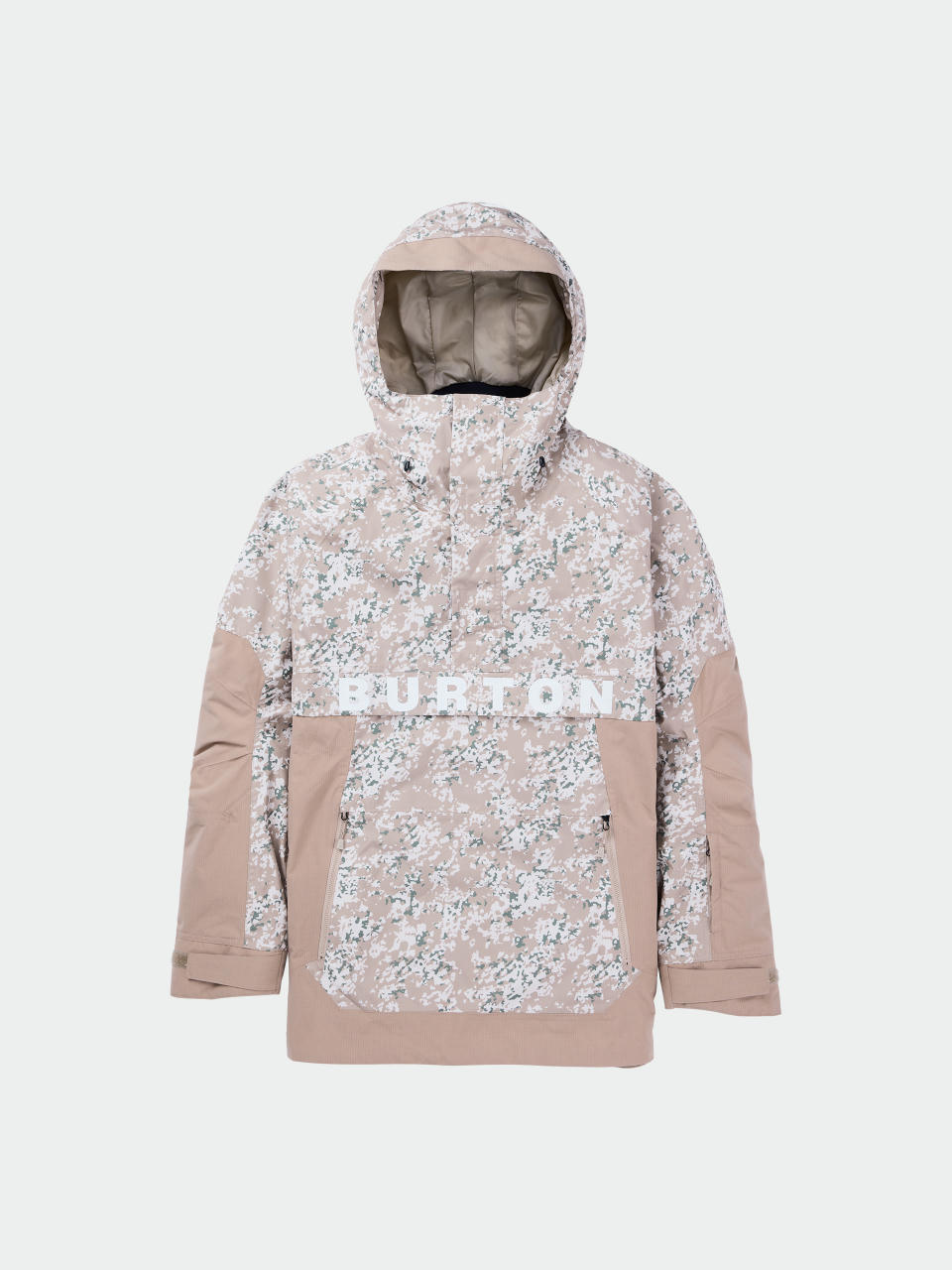 Férfi Snowboard dzseki Burton Frostner Anorak (snowfall camo/summit taupe)