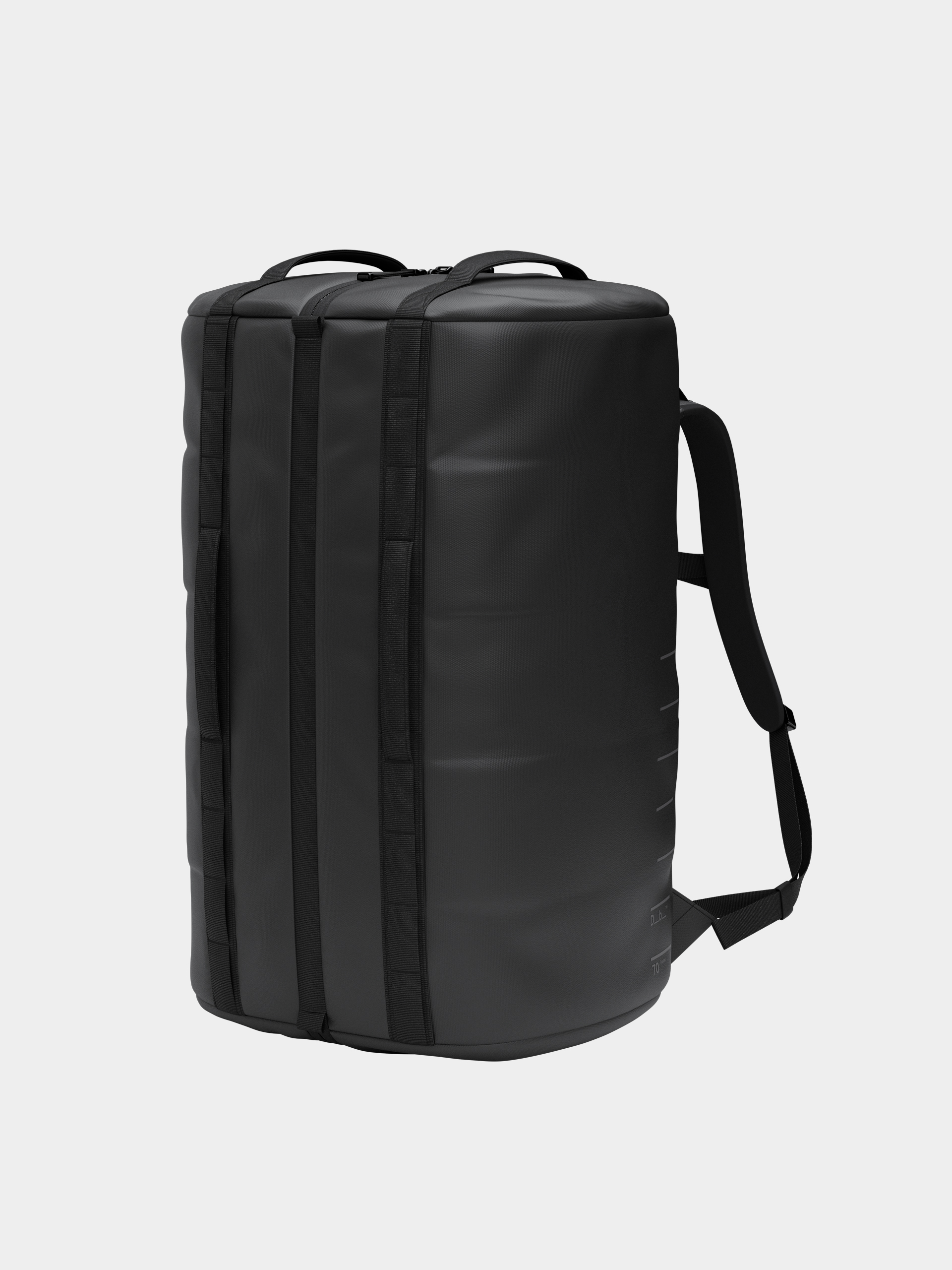 Utazótáska Db Roamer Pro Split Duffel 70L (black out)