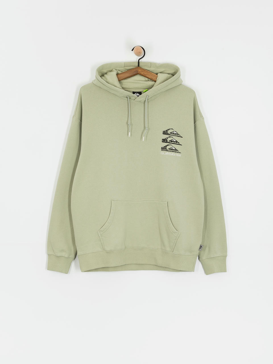 Kapucnis pulóver Quiksilver Good Hope Lake HD (desert sage)