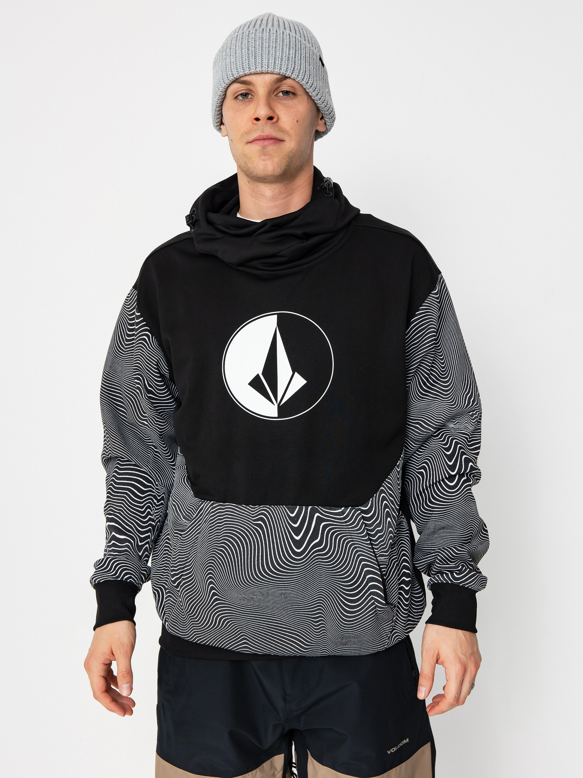 Volcom Hydro Riding HD Thermo pulóver (black print)