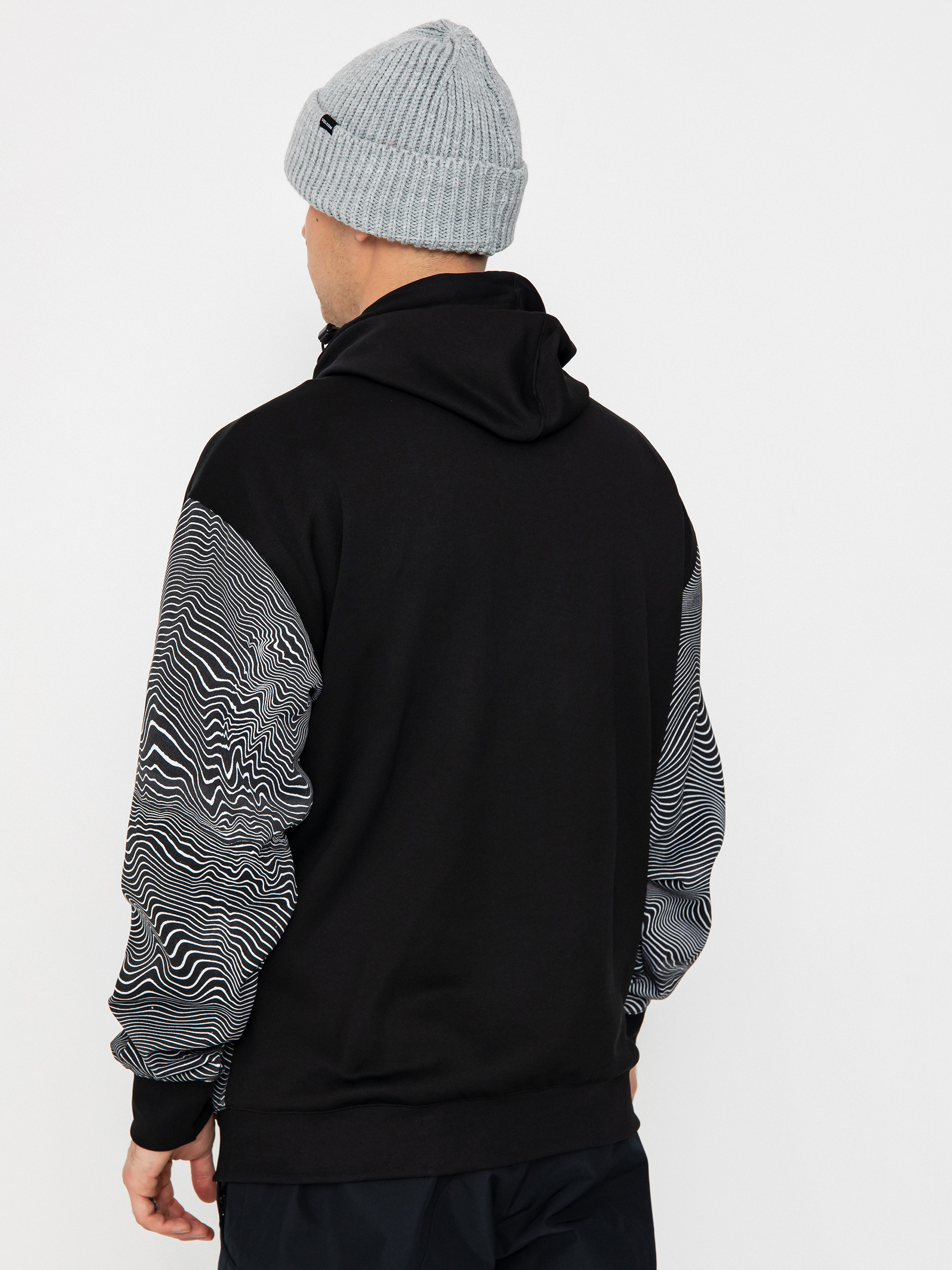 Férfi Volcom Hydro Riding HD Thermo pulóver (black print)