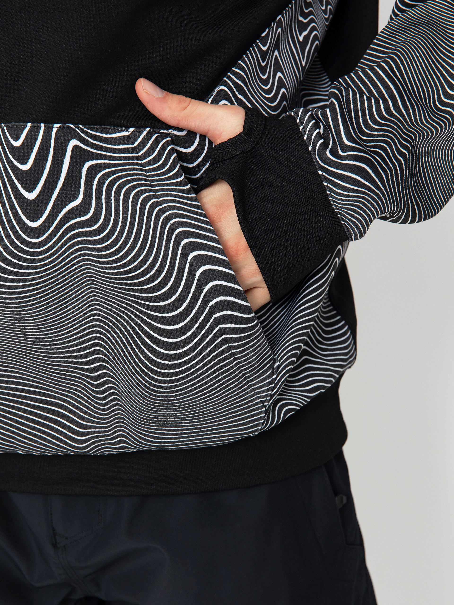 Férfi Volcom Hydro Riding HD Thermo pulóver (black print)