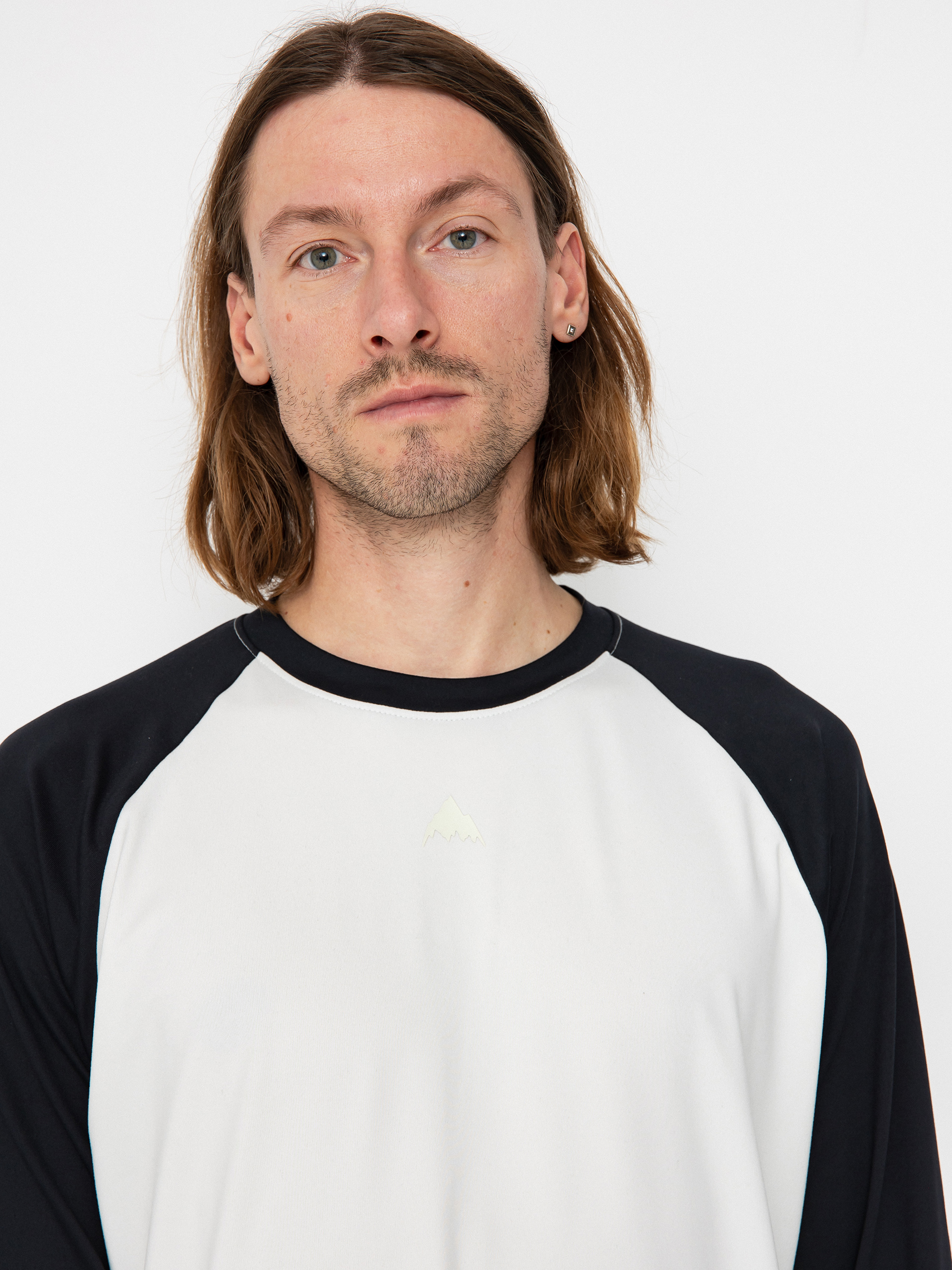 Burton Roadie Tech Midweight Crew Hosszú ujjú felső (stout white/true black)