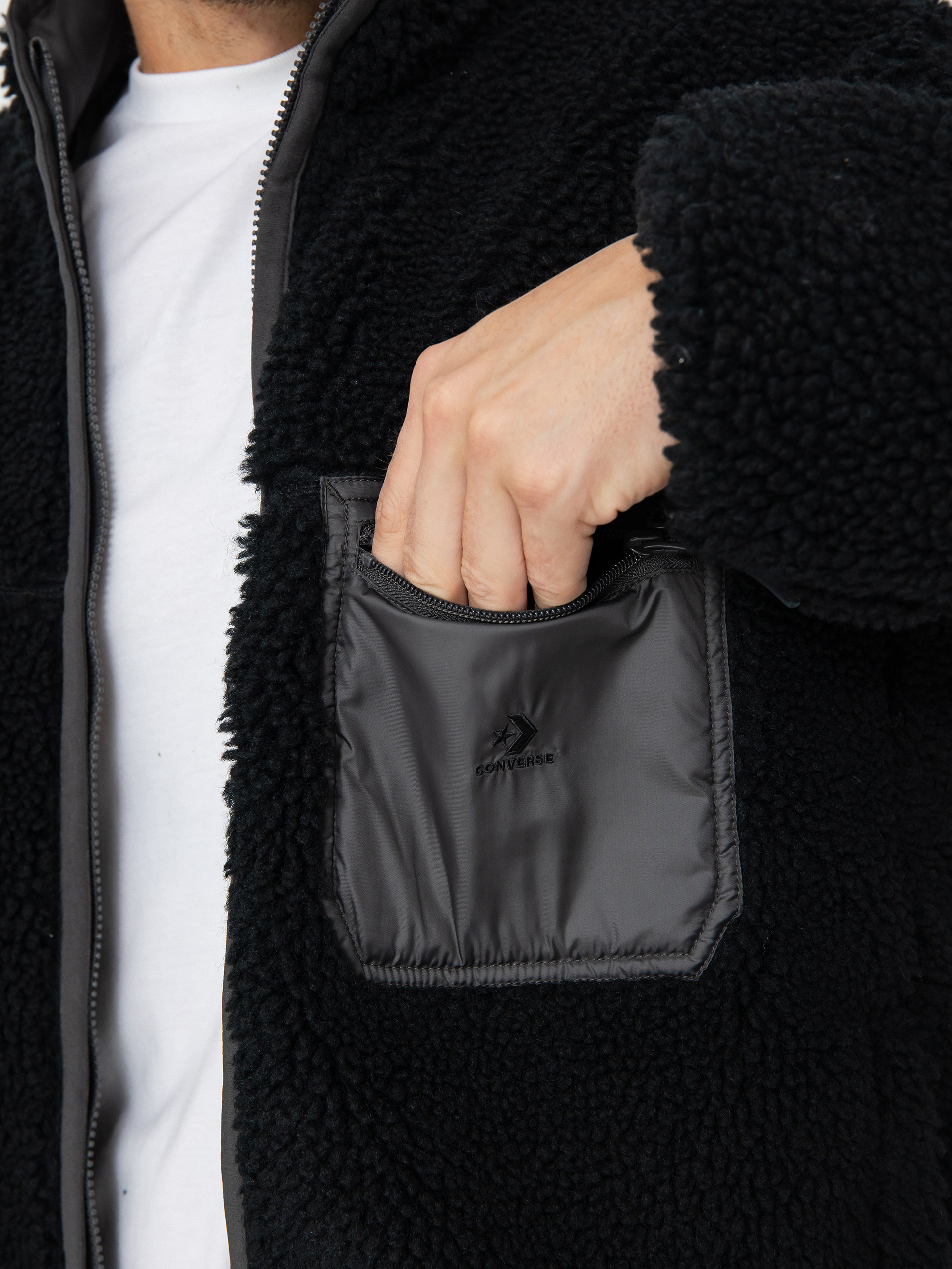 Dzseki Converse Reversible Sherpa (converse black / dark matter)