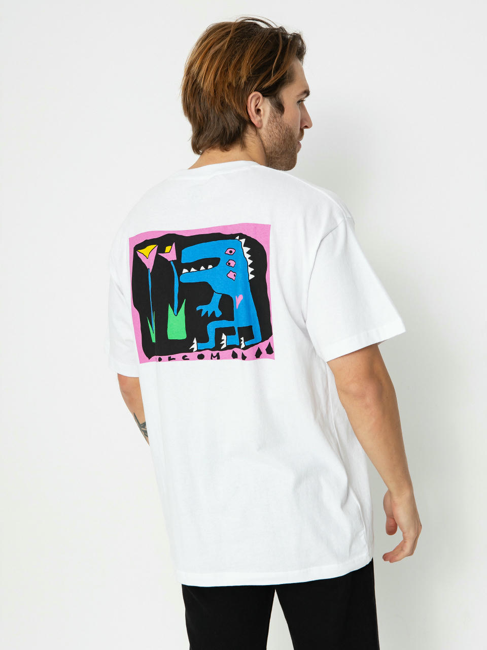 Volcom Arthur Dino Lse Póló (white)