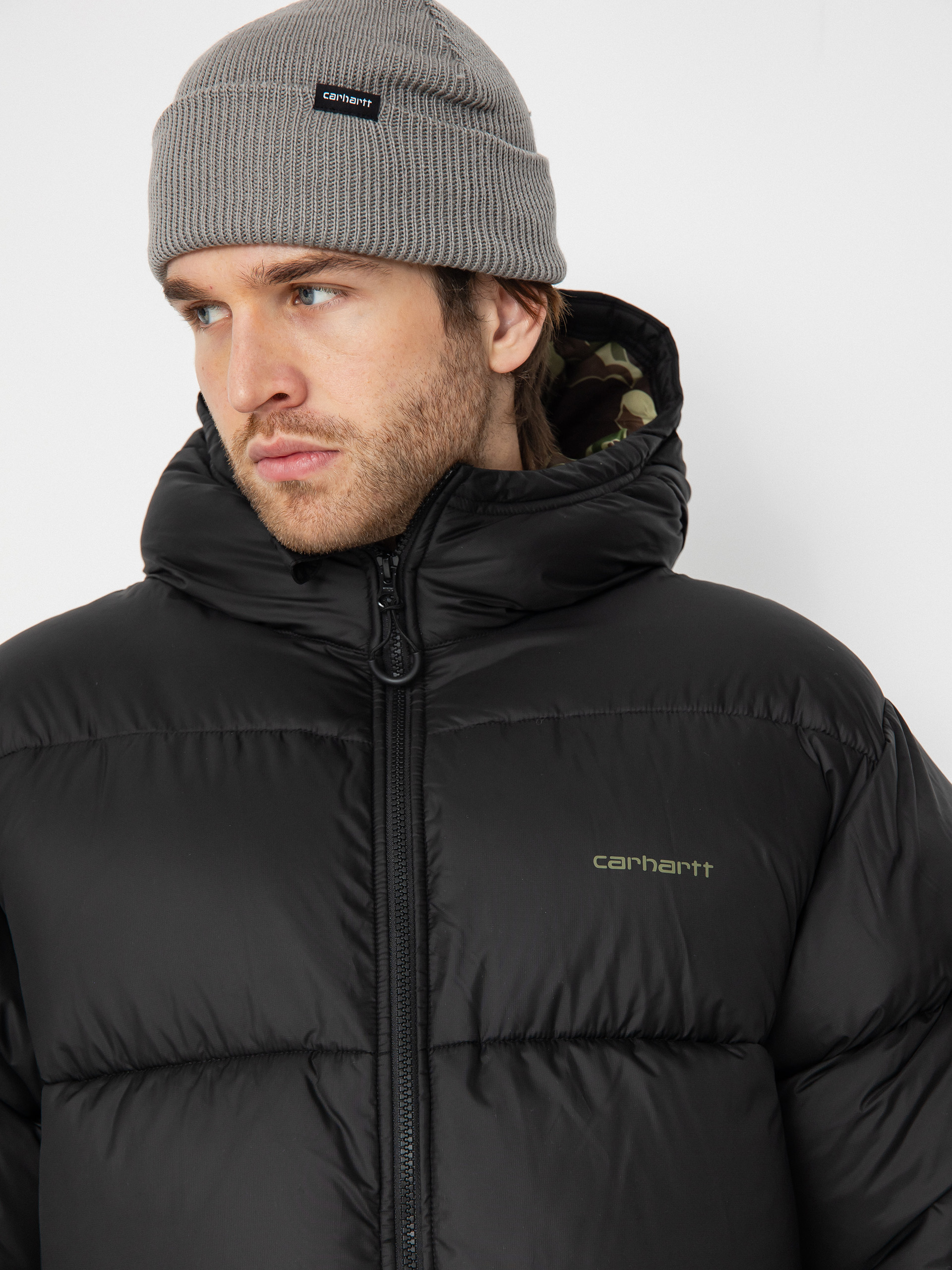 Carhartt WIP Toronto Dzseki (black/camo duck/green)