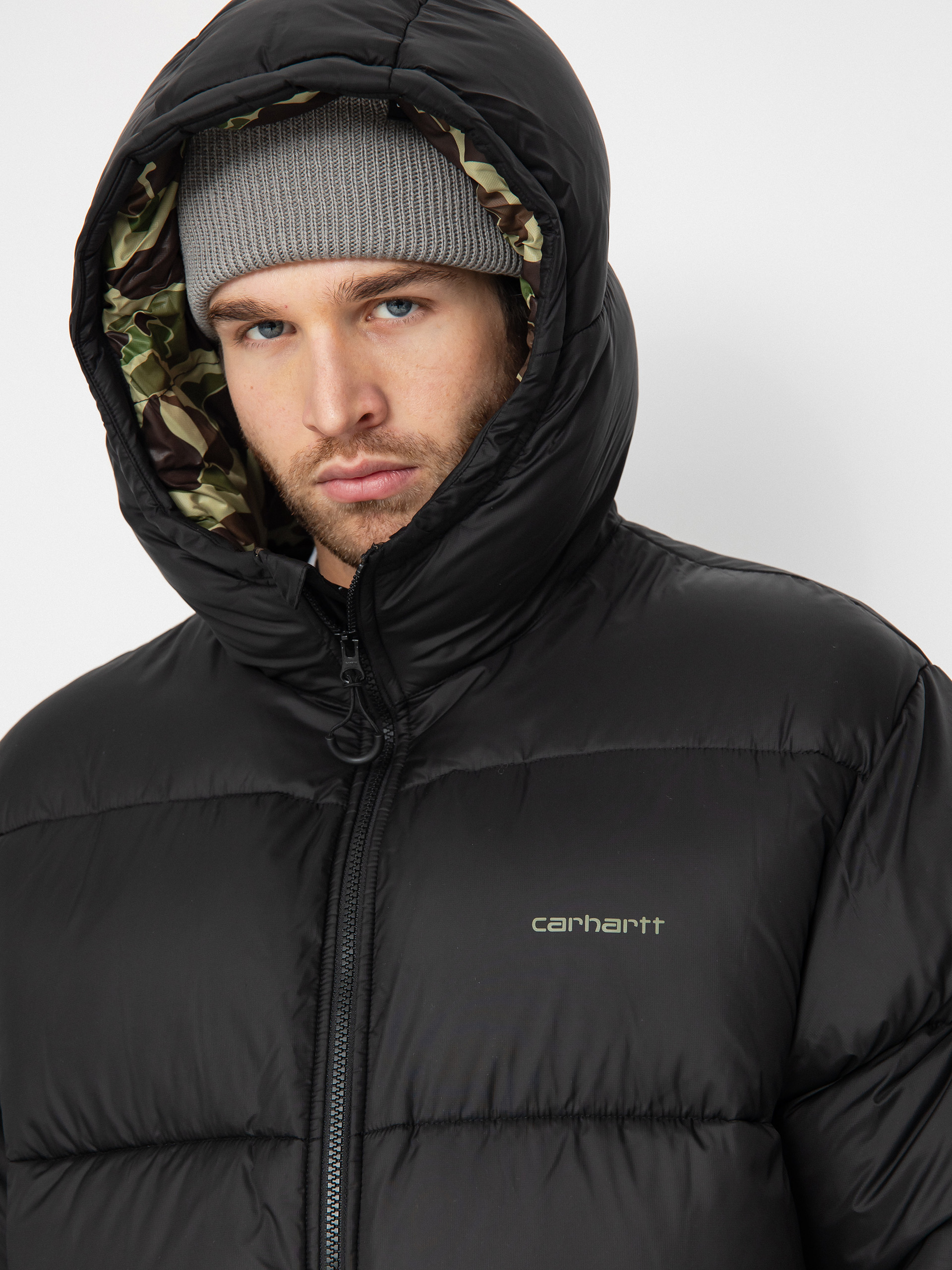 Carhartt WIP Toronto Dzseki (black/camo duck/green)