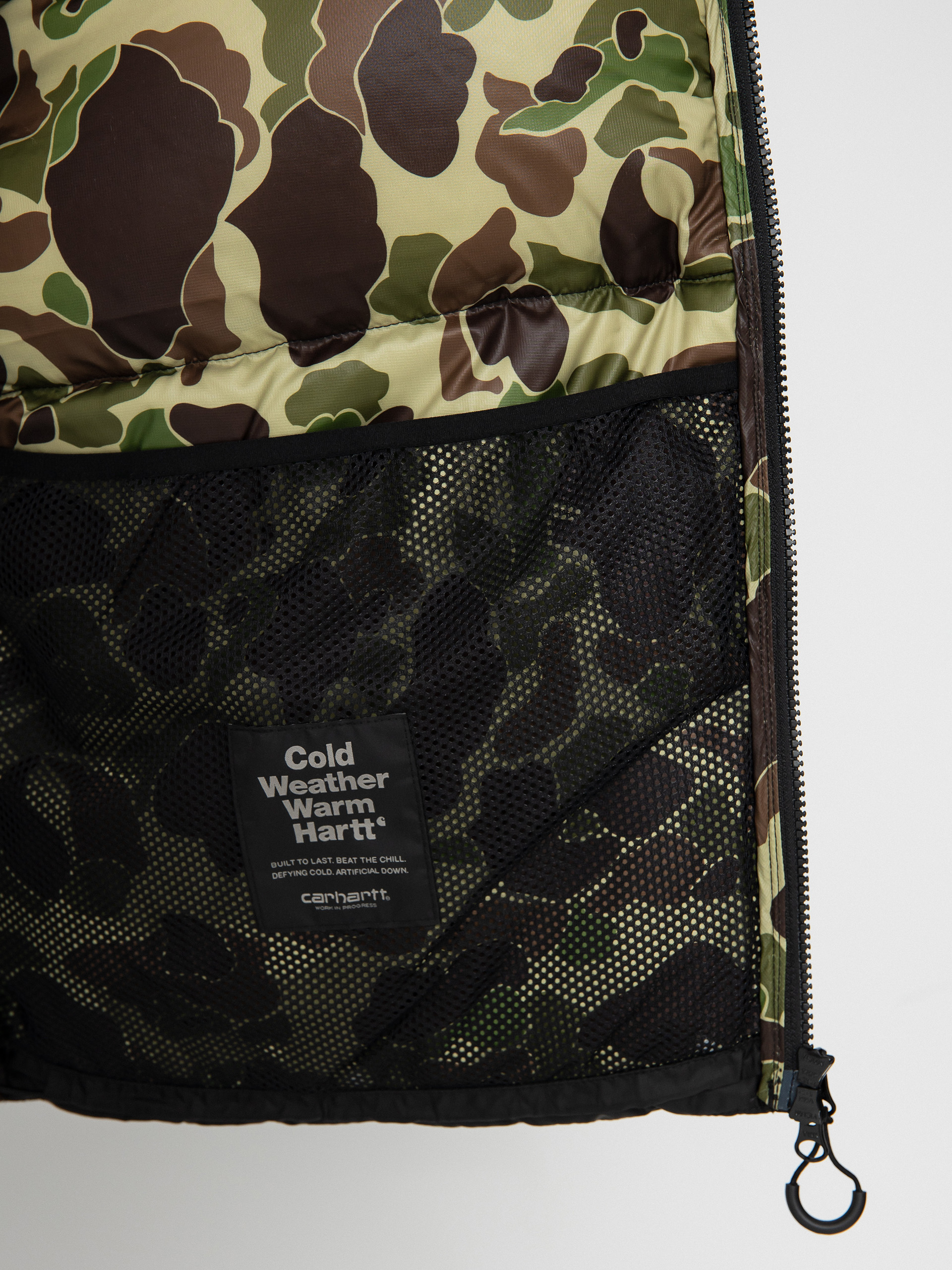 Carhartt WIP Toronto Dzseki (black/camo duck/green)