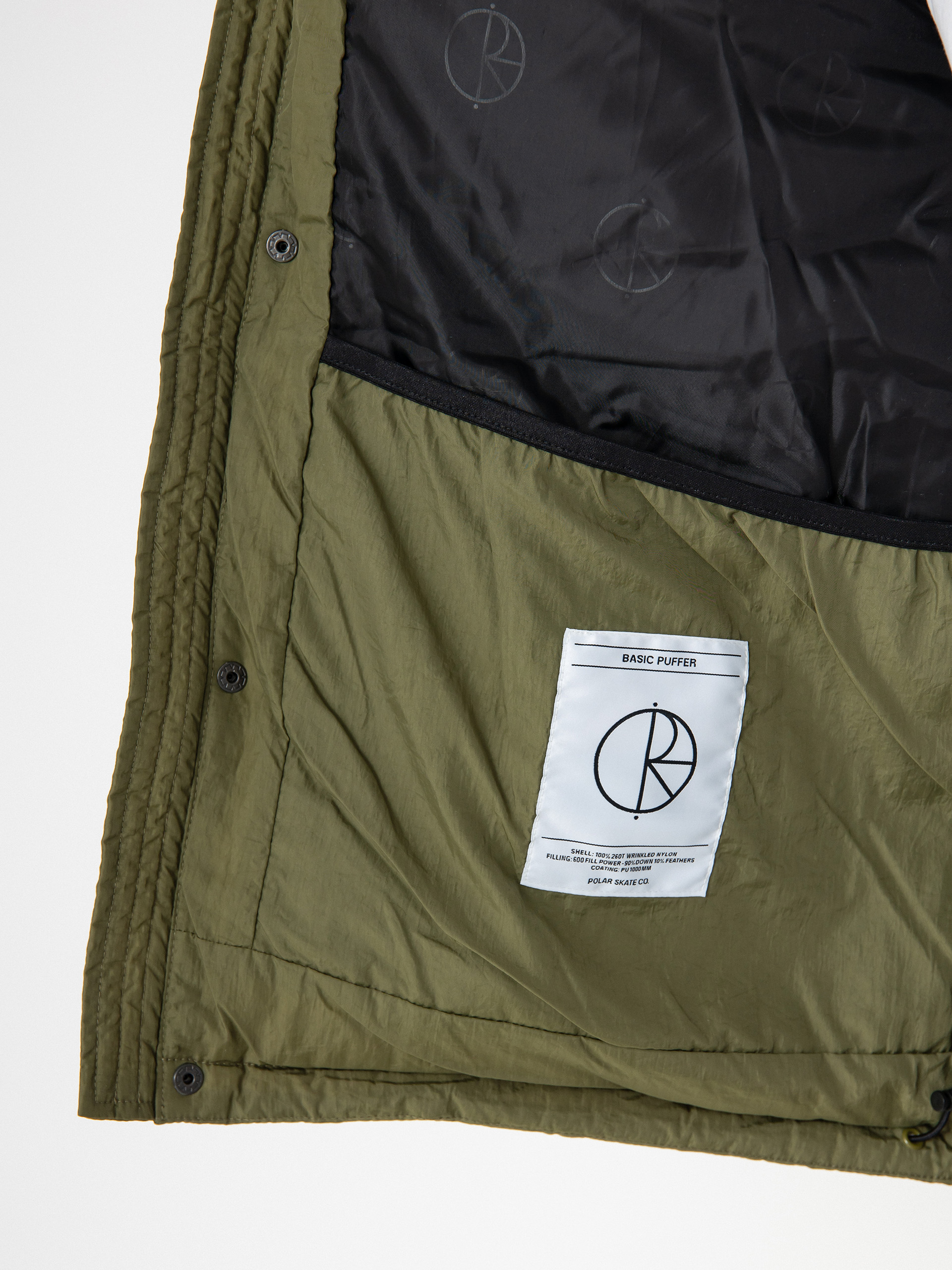 Dzseki Polar Skate Basic Puffer (army green)