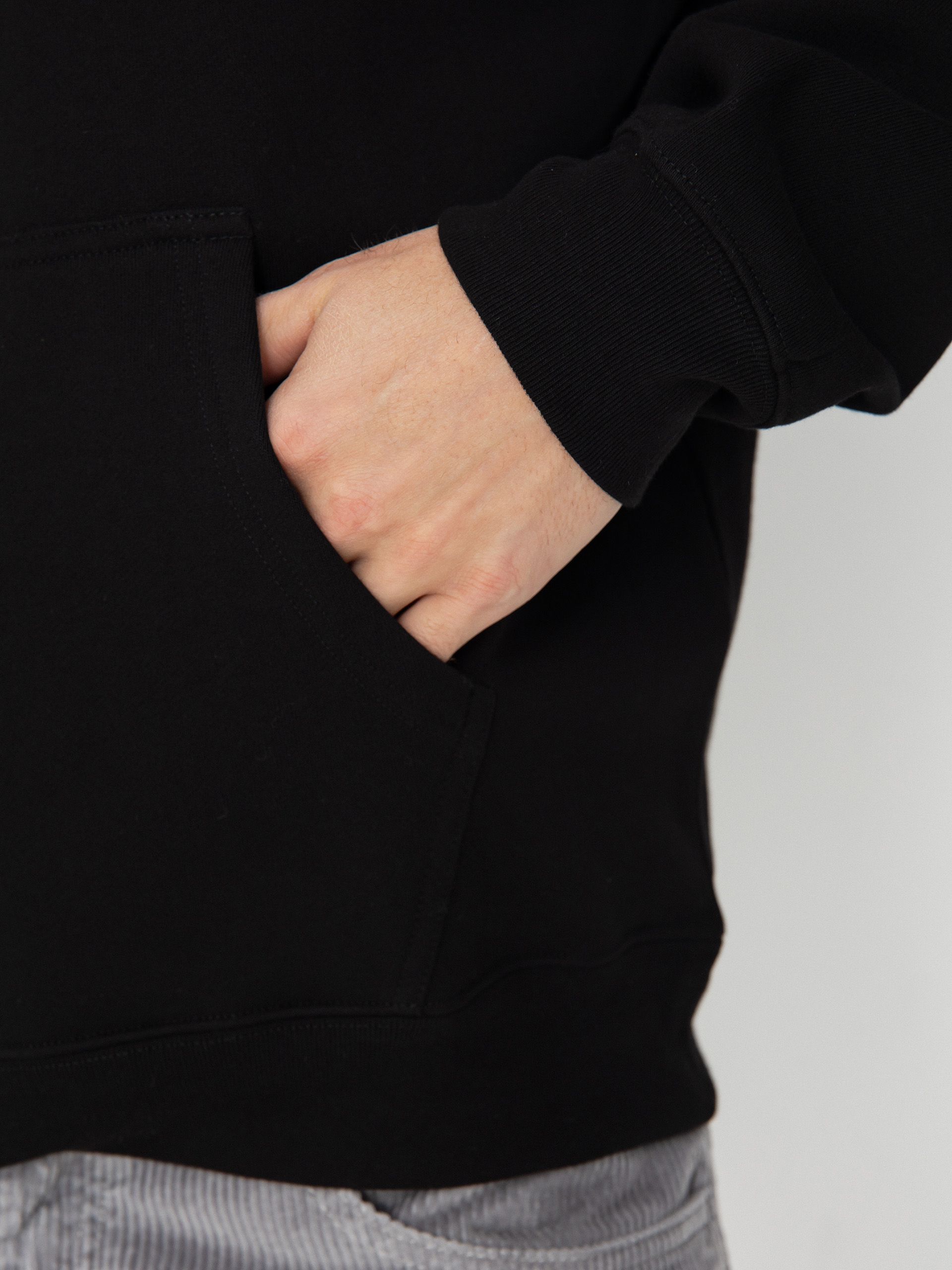 Kapucnis pulóver Polar Skate Dave Bear HD (black)