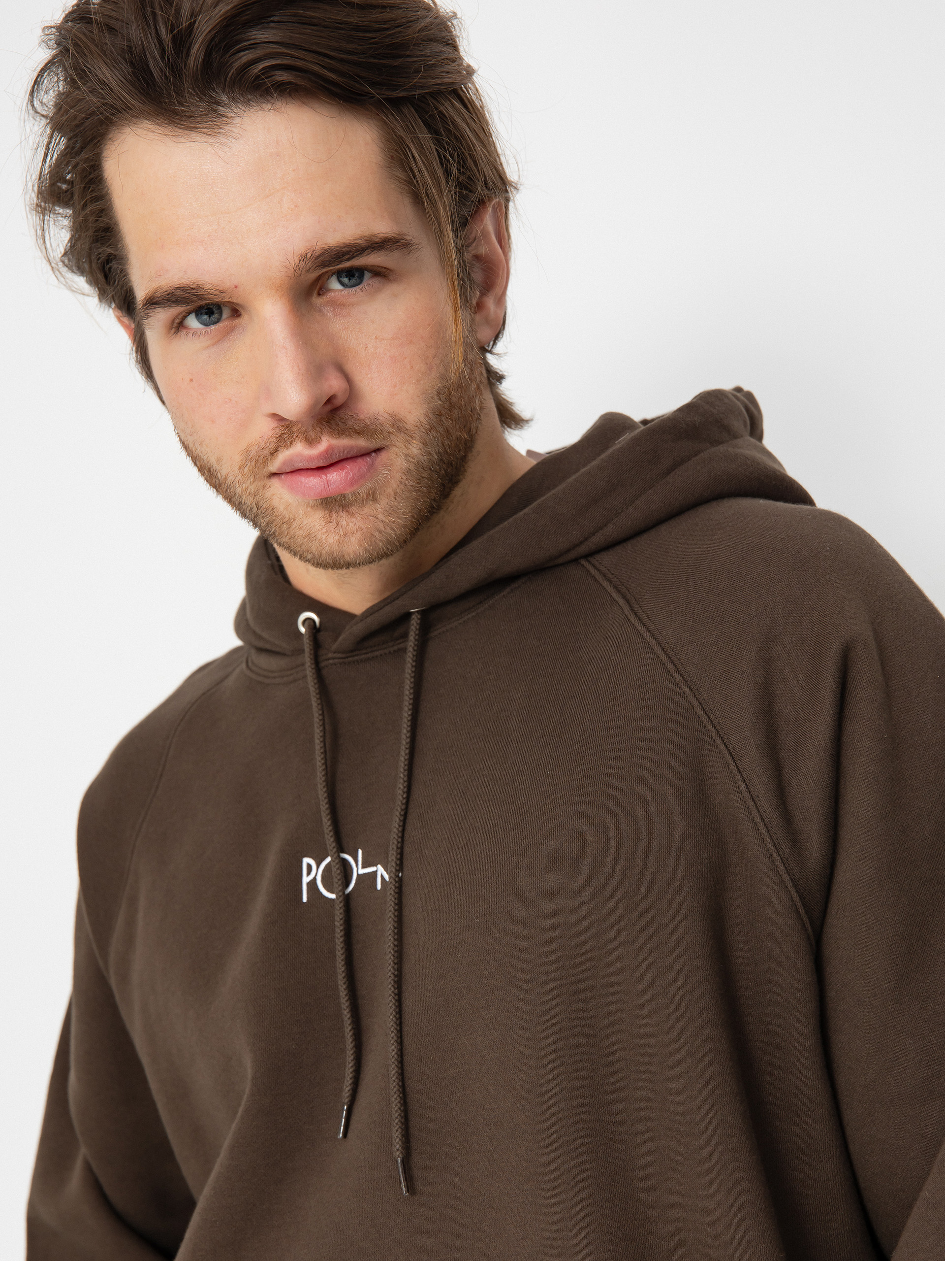 Kapucnis pulóver Polar Skate Default HD (brown)