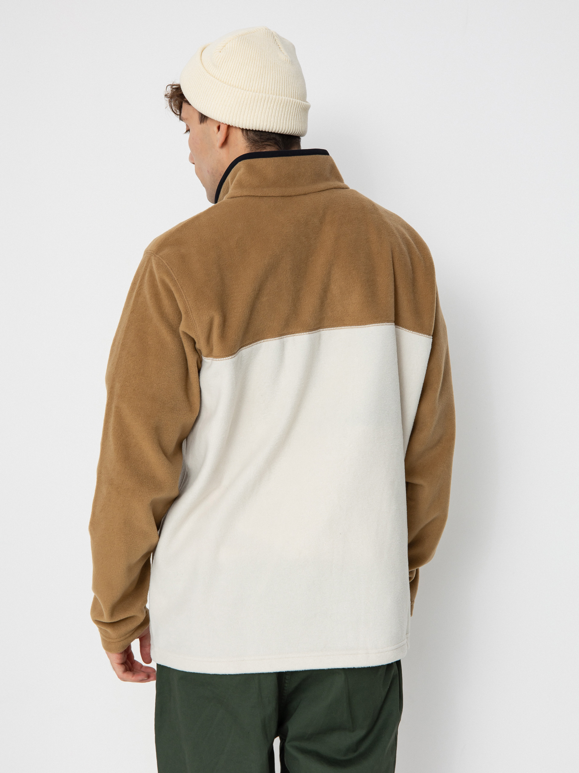 Férfi Columbia Steens Mountain Half Snap II Polár pulóver (dark stone del)