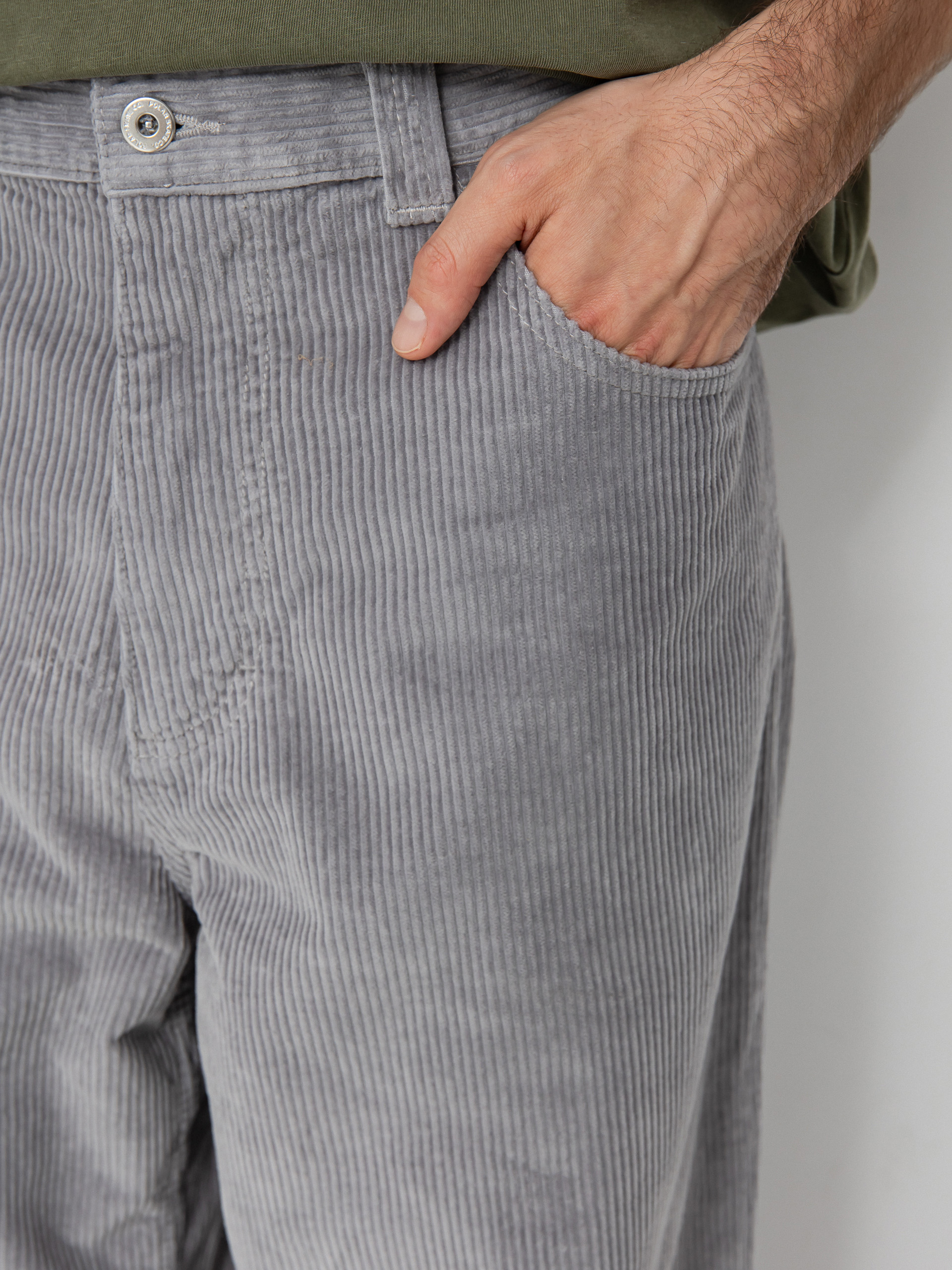 Kisnadrág Polar Skate Big Boy Cord (silver)