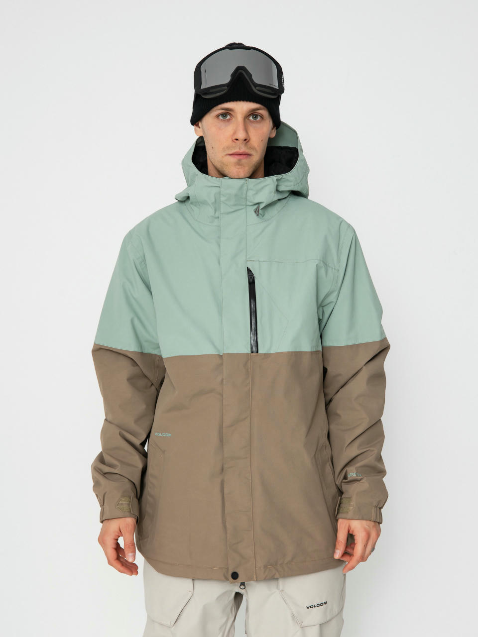 Férfi Snowboard dzseki Volcom L Ins Gore Tex (agave)