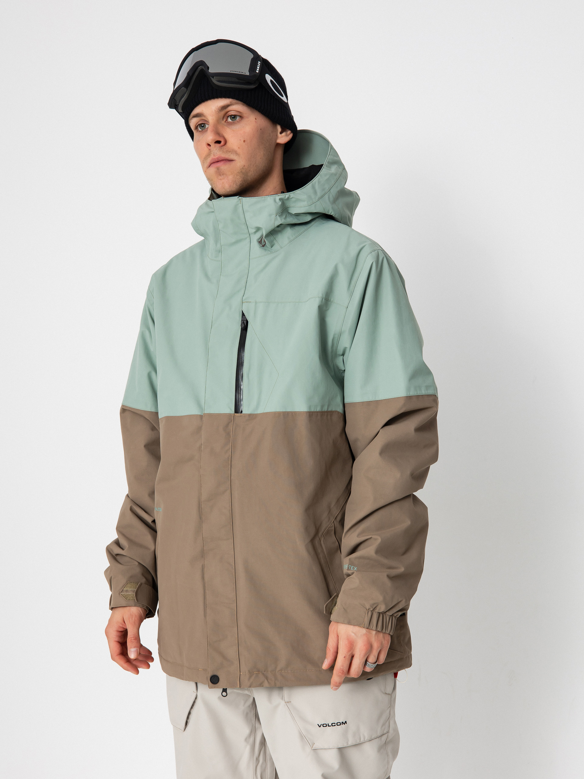 Férfi Snowboard dzseki Volcom L Ins Gore Tex (agave)