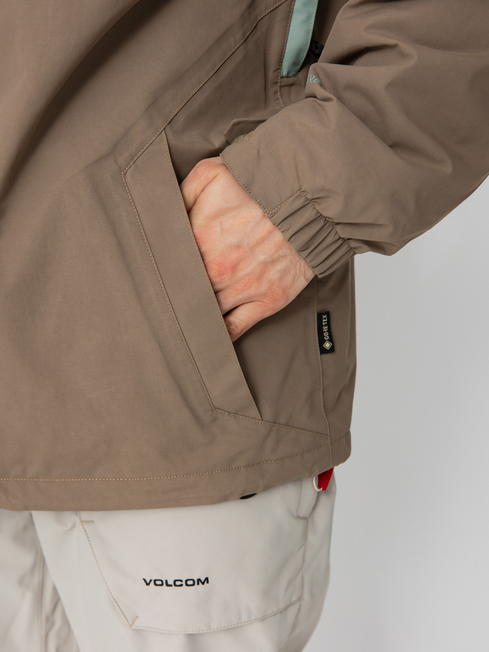 Férfi Snowboard dzseki Volcom L Ins Gore Tex (agave)