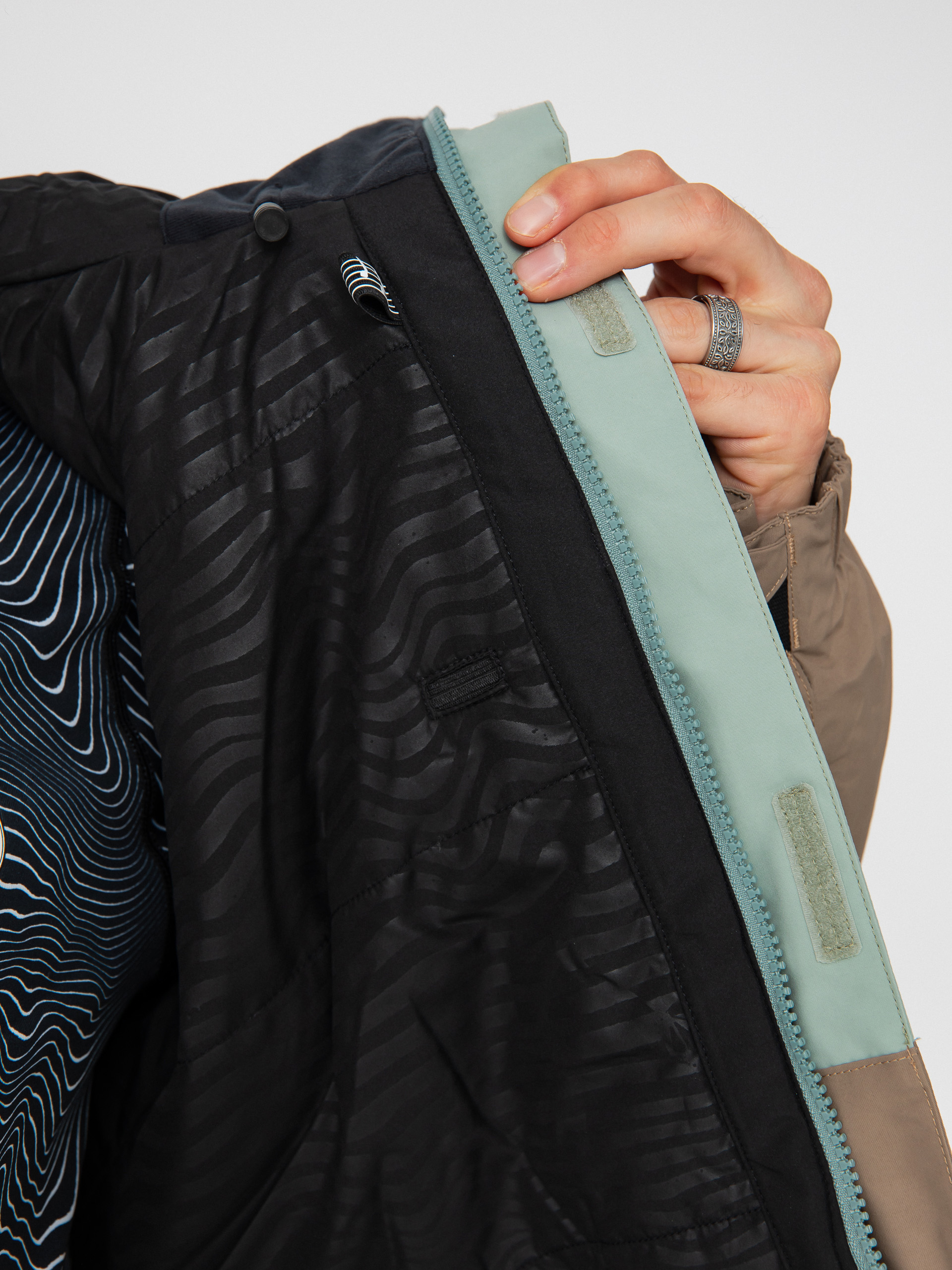 Férfi Snowboard dzseki Volcom L Ins Gore Tex (agave)