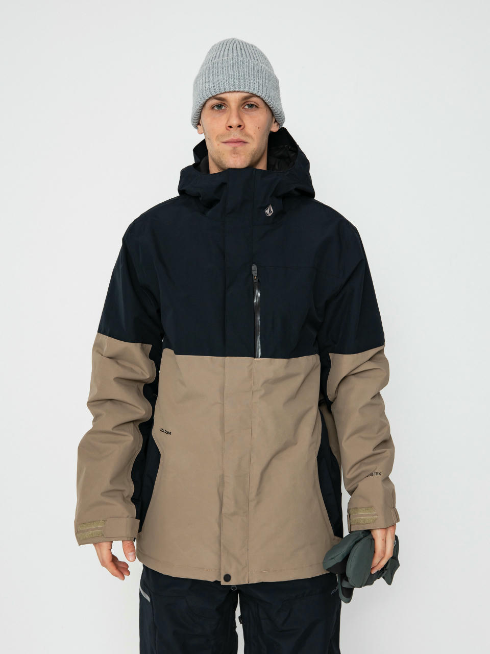 Férfi Snowboard dzseki Volcom L Ins Gore Tex (chestnut brown)