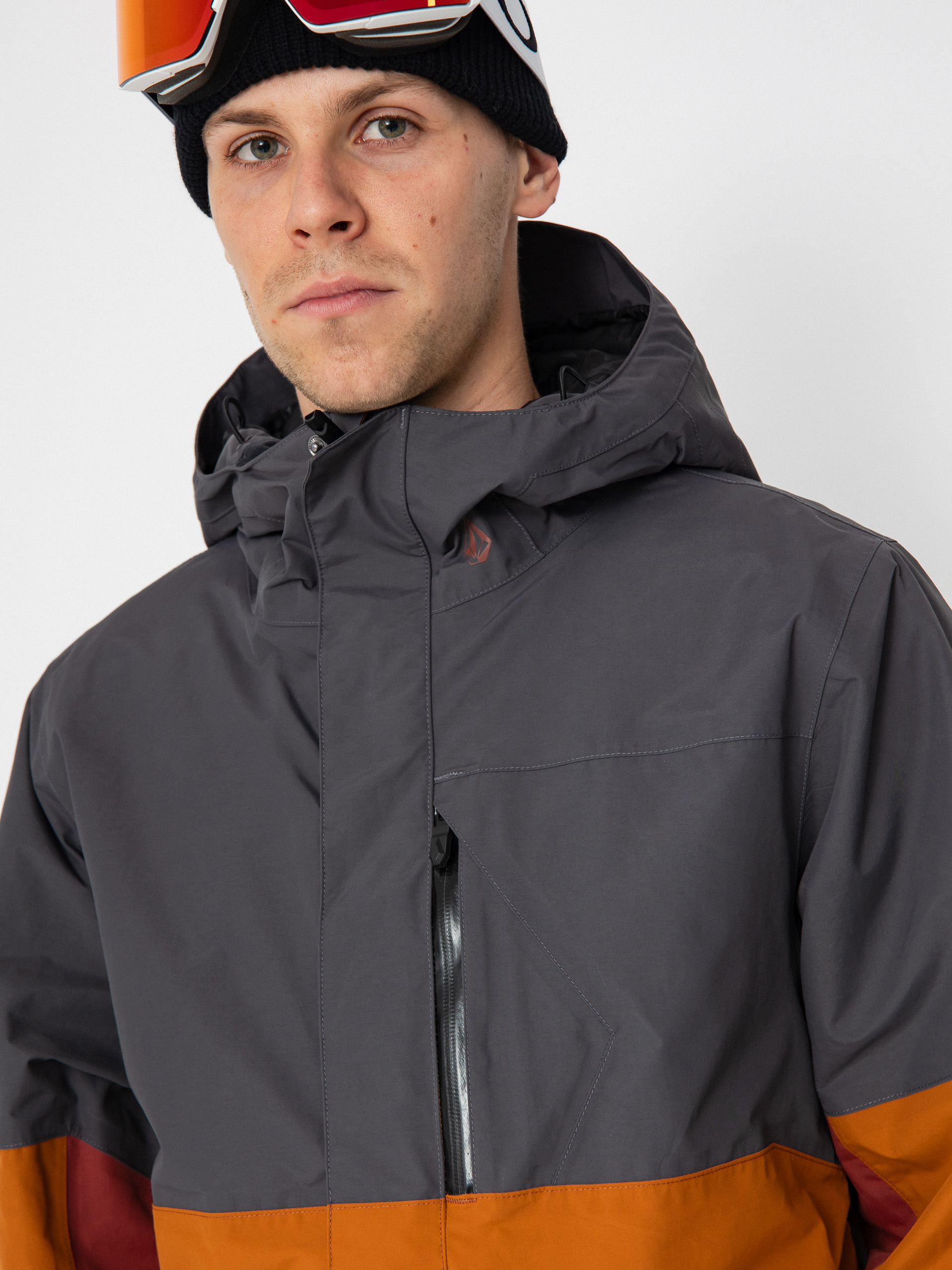 Férfi Snowboard dzseki Volcom L Ins Gore Tex (caramel)