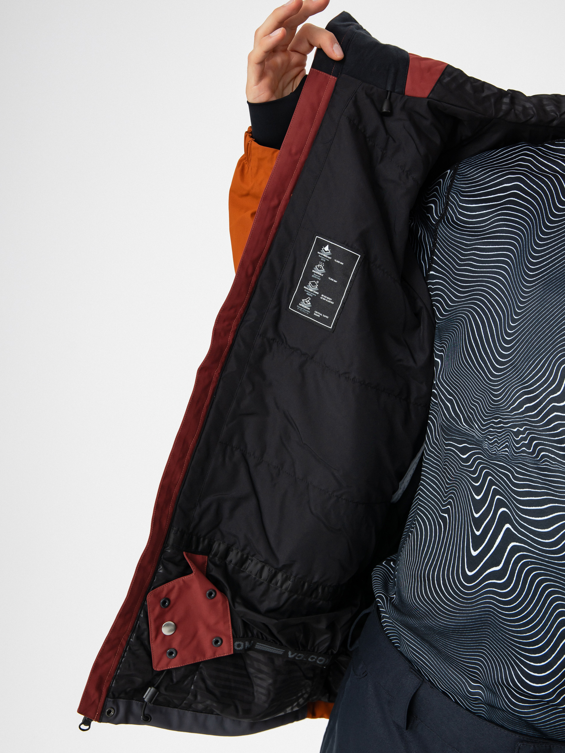 Férfi Snowboard dzseki Volcom Primry Ins (caramel)