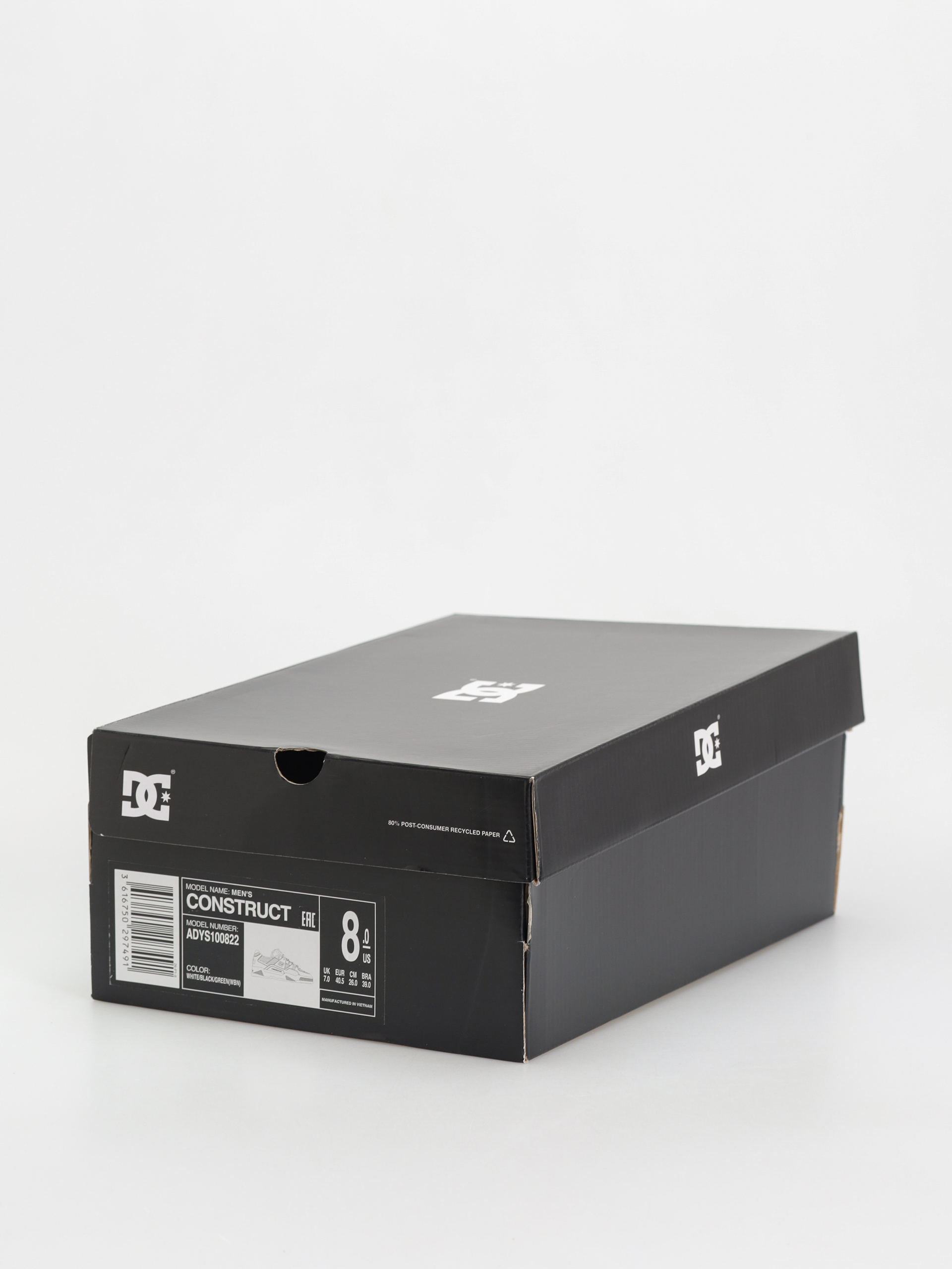 DC Construct Cipők (white/black/green)